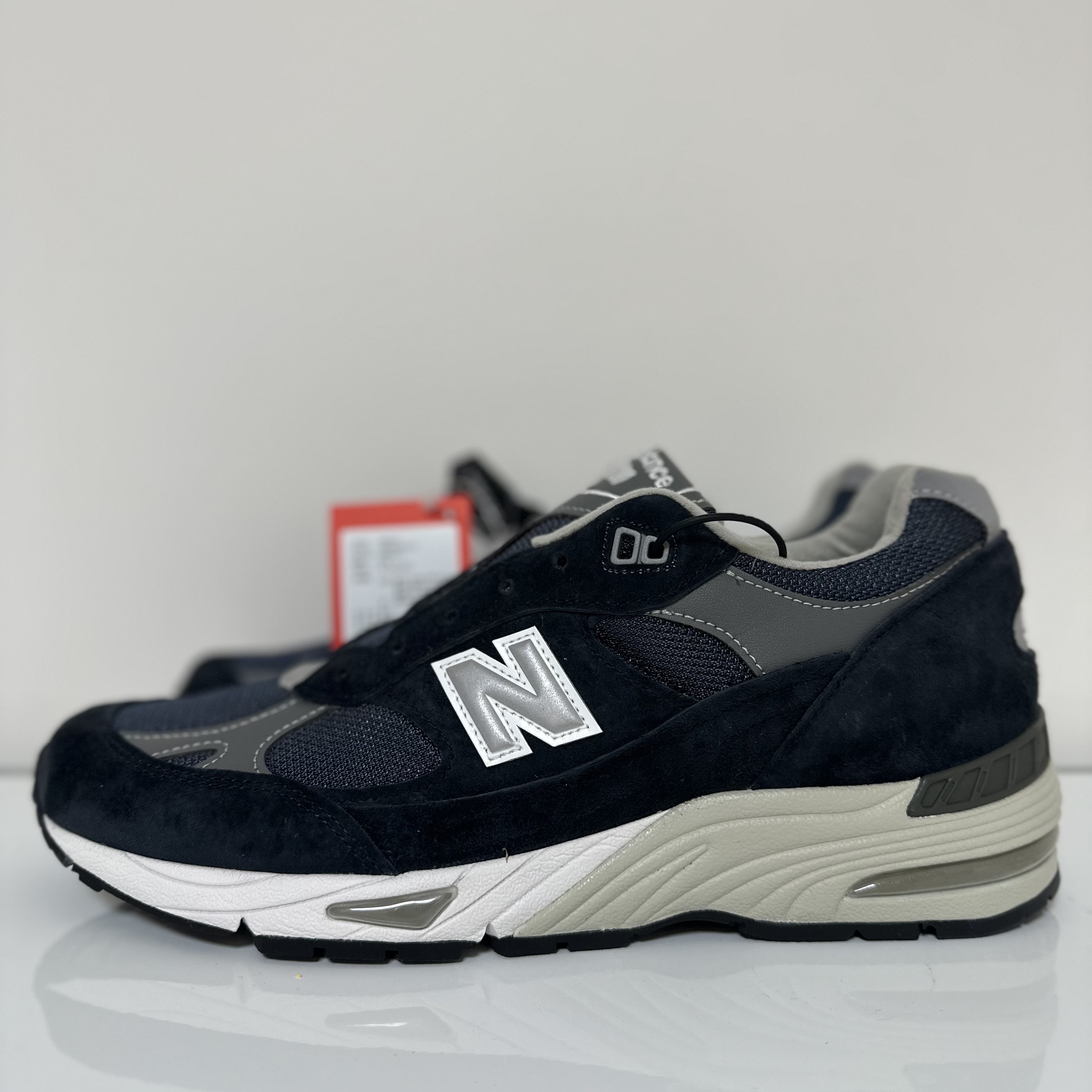 New Balance 991 Made in UK Navy 착용 스타일 - 2