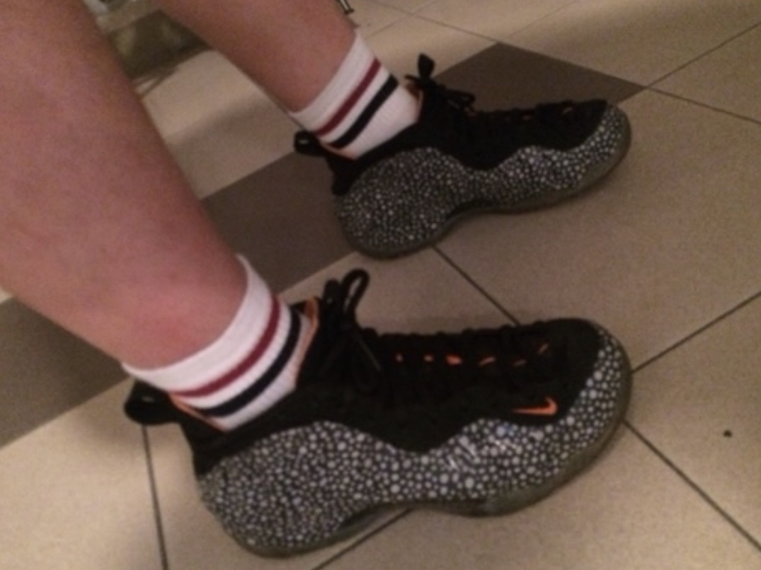 Nike Air Foamposite One Safari 착용 스타일