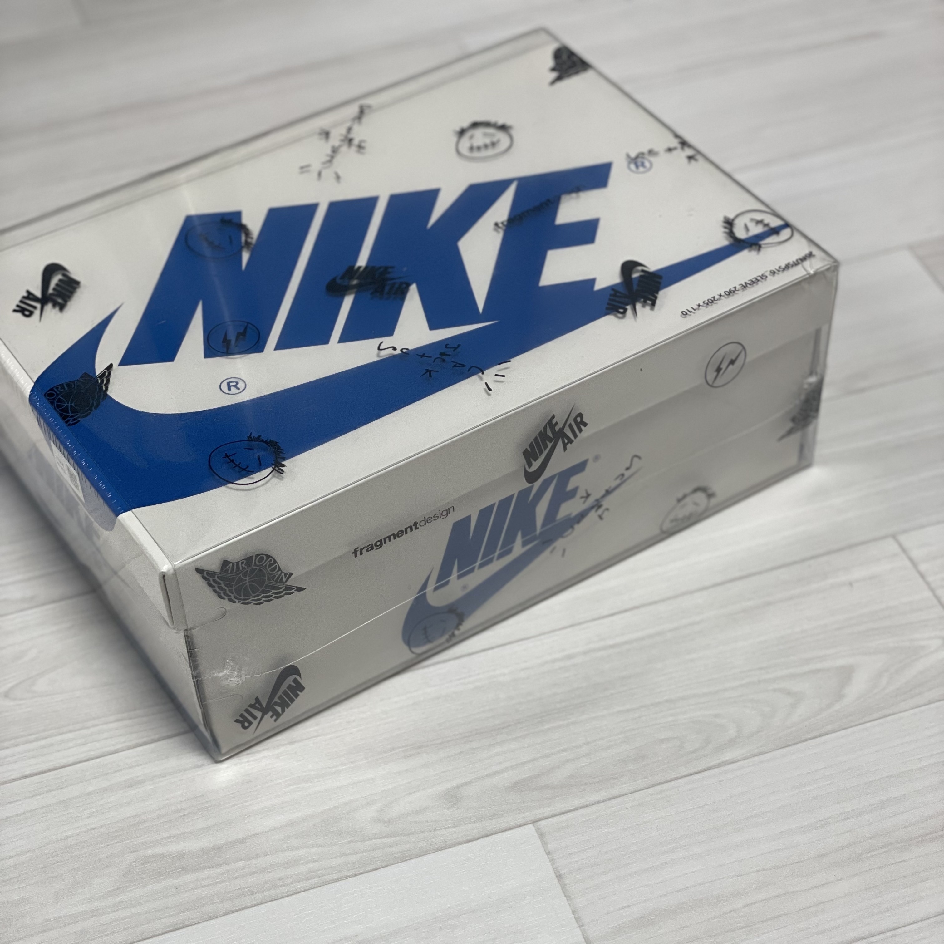 Jordan 1 x Travis Scott x Fragment Retro Low OG SP Military Blue 착용 스타일 - 4