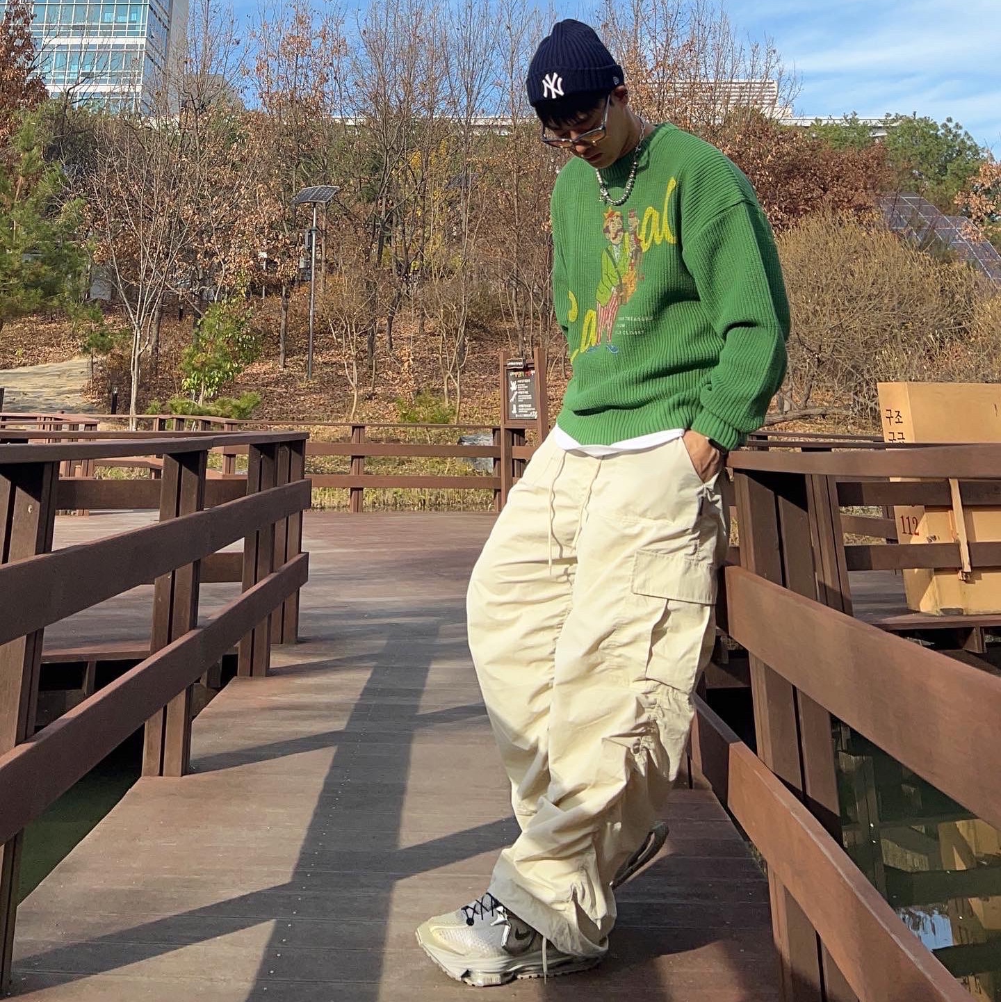 Nike x Matthew M Williams Zoom 004 Stone 착용 스타일 - 1