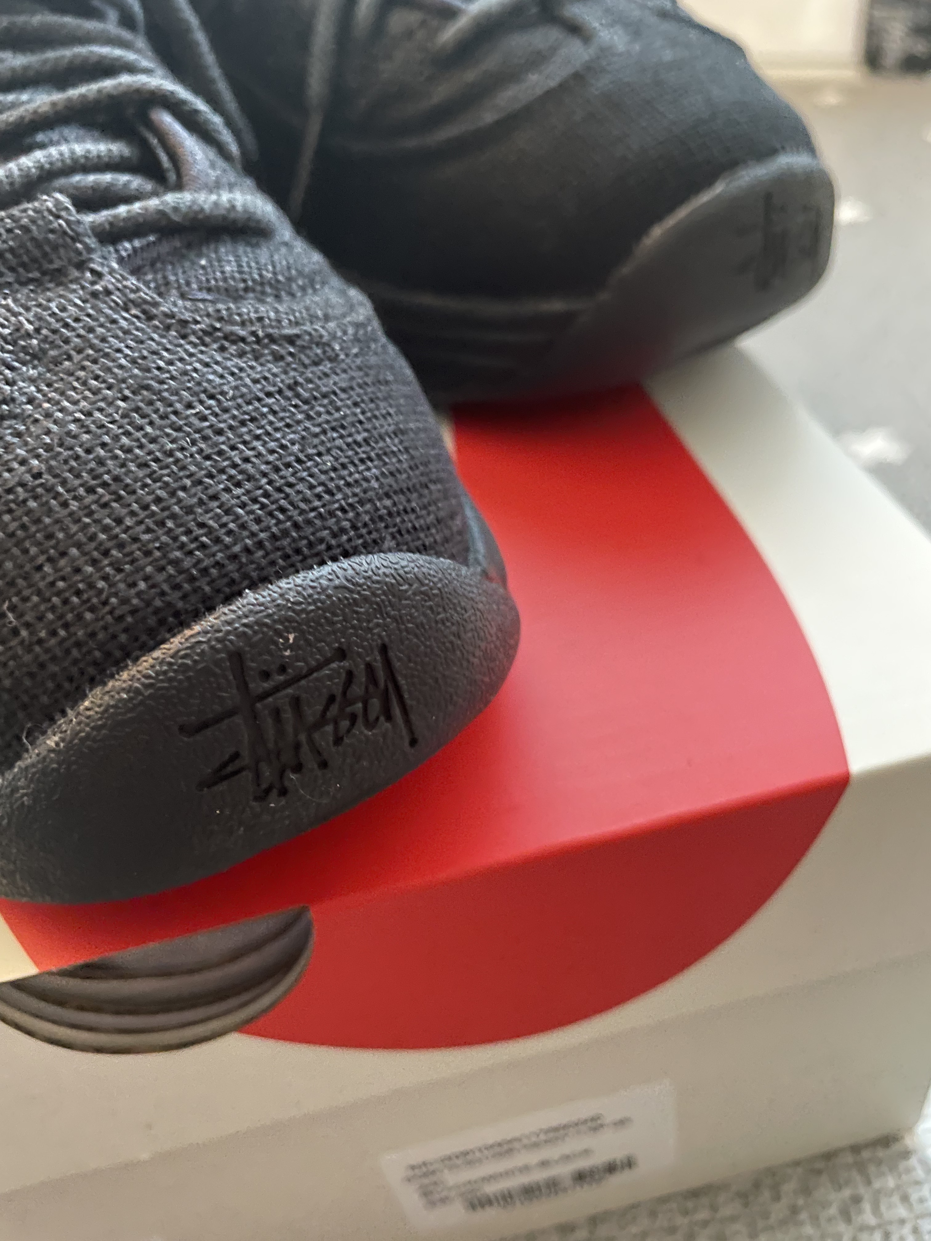 Nike x Stussy Air Penny II Black 착용 스타일 - 3