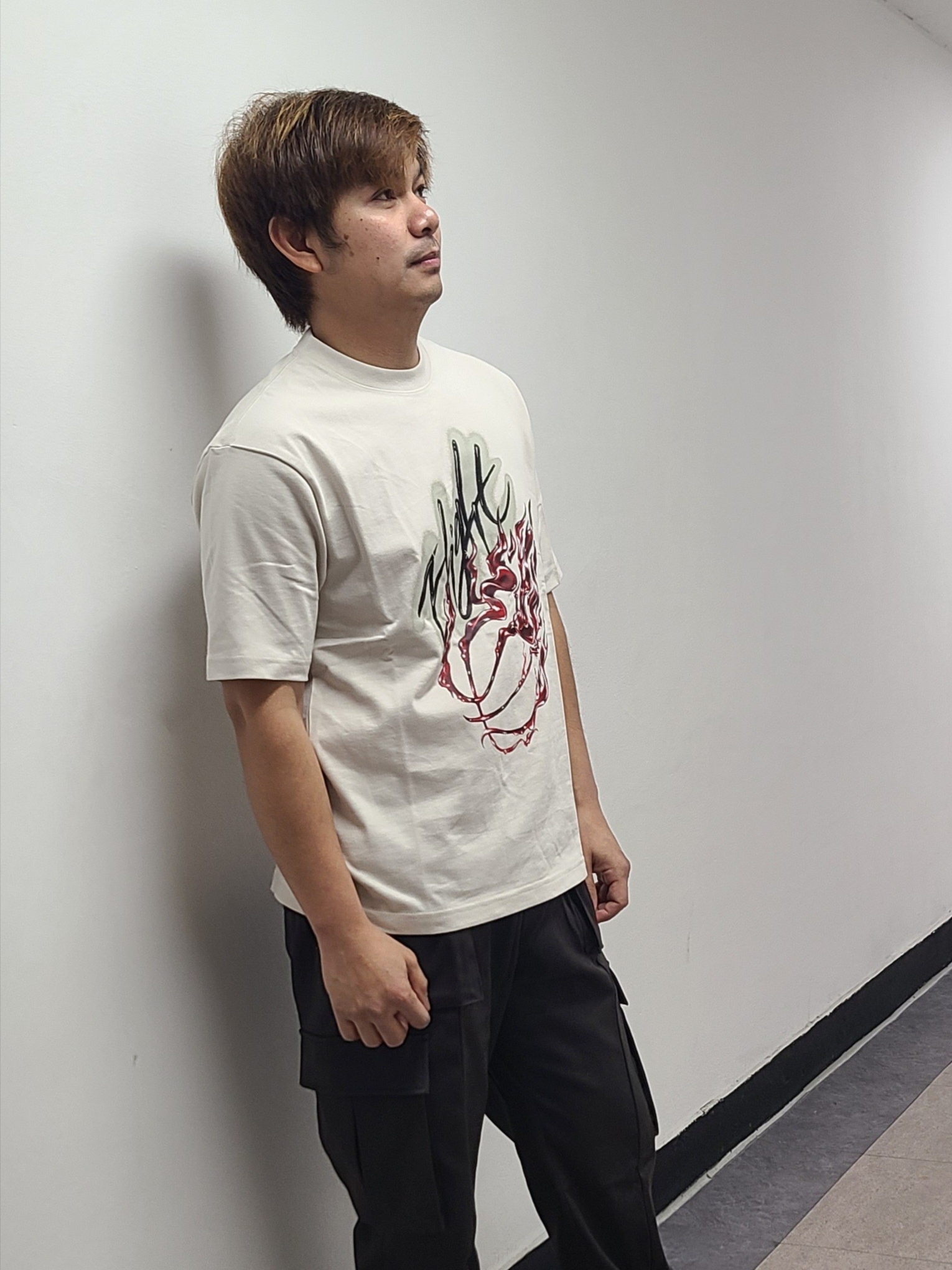 Jordan x Travis Scott T-Shirt Light Mahogany Brown - Asia, Jordan 1 Retro High OG Black Mocha 착용 스타일