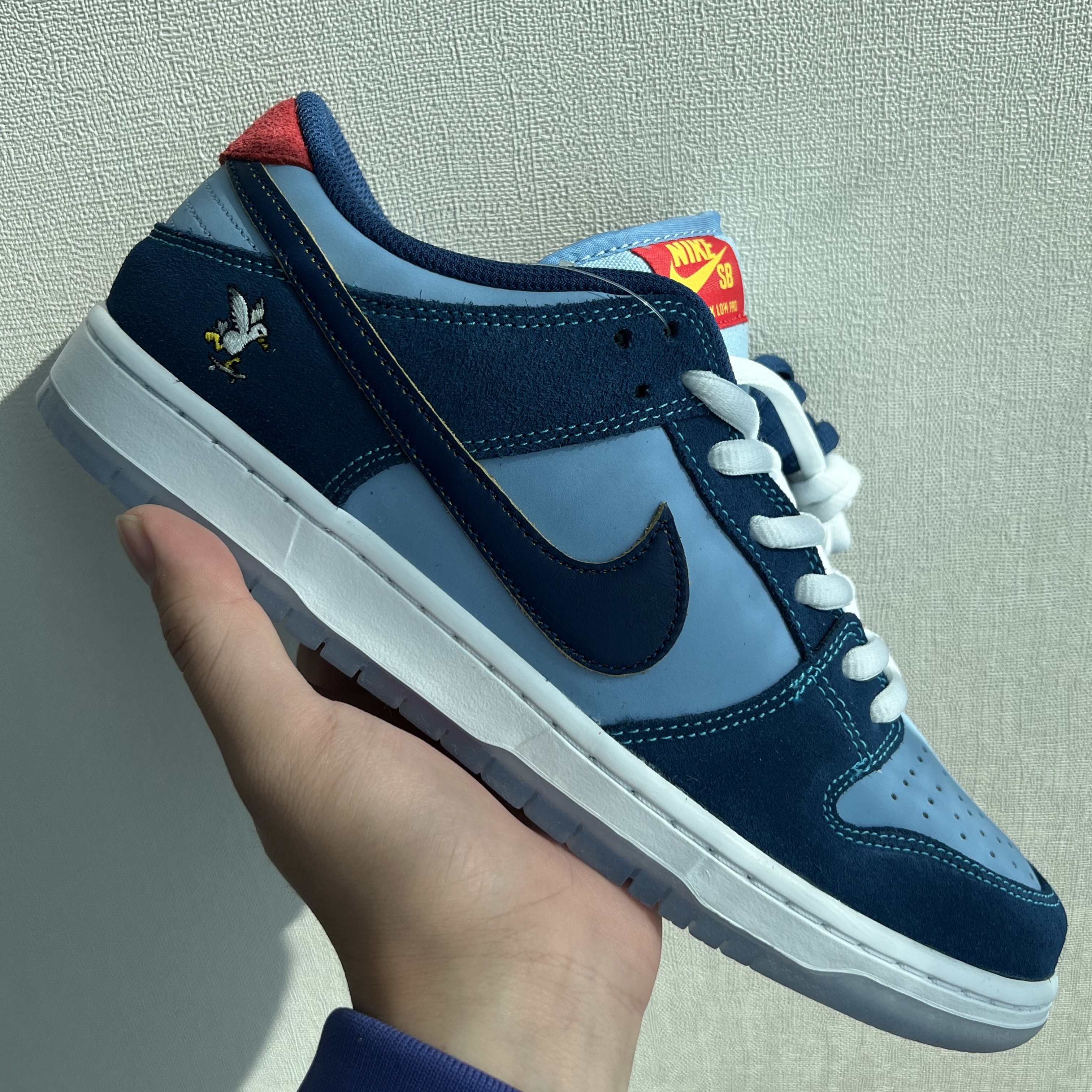 Nike x Why So Sad? SB Dunk Low Pro Coastal Blue 착용 스타일