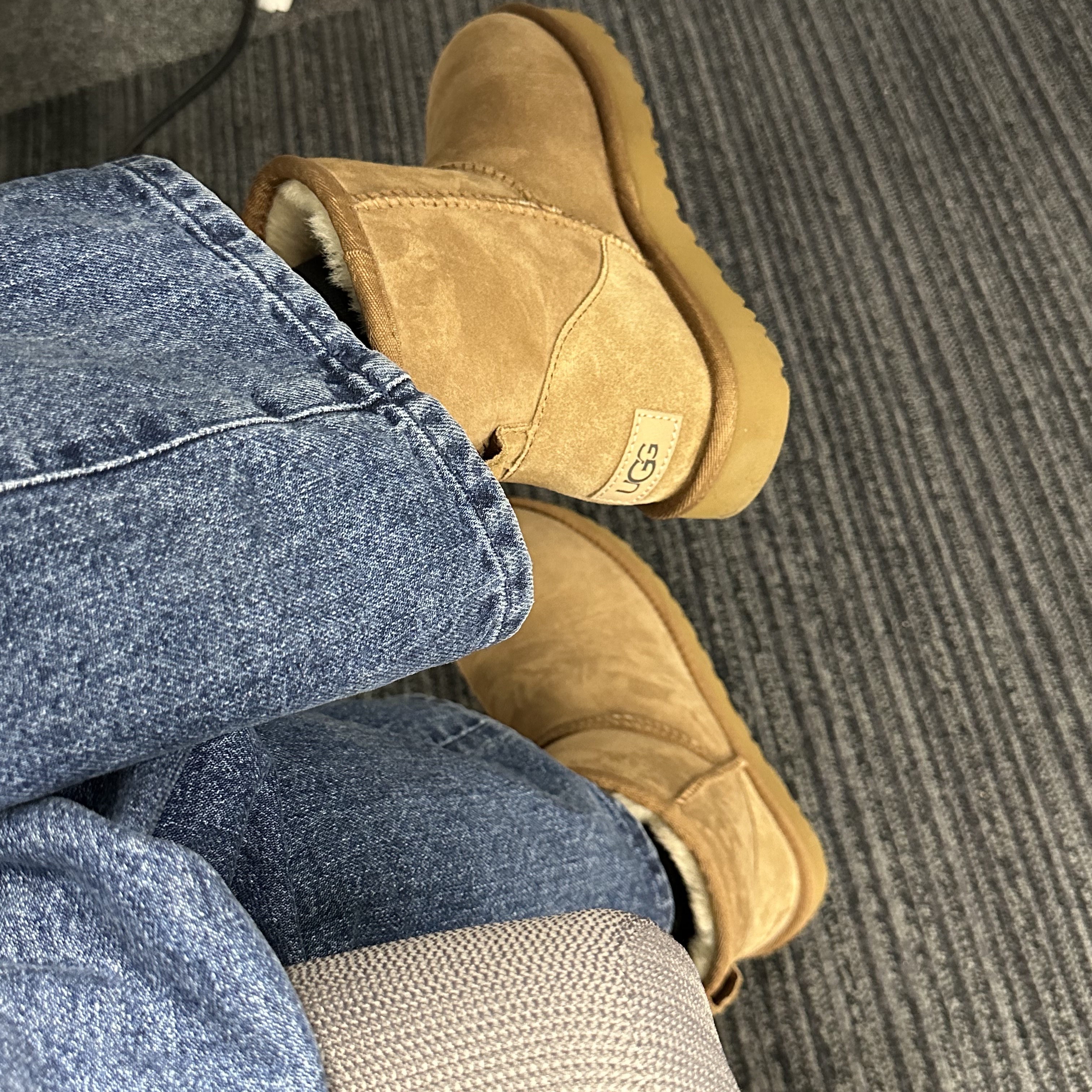 (W) UGG Classic Mini II Boots Chestnut 착용 스타일