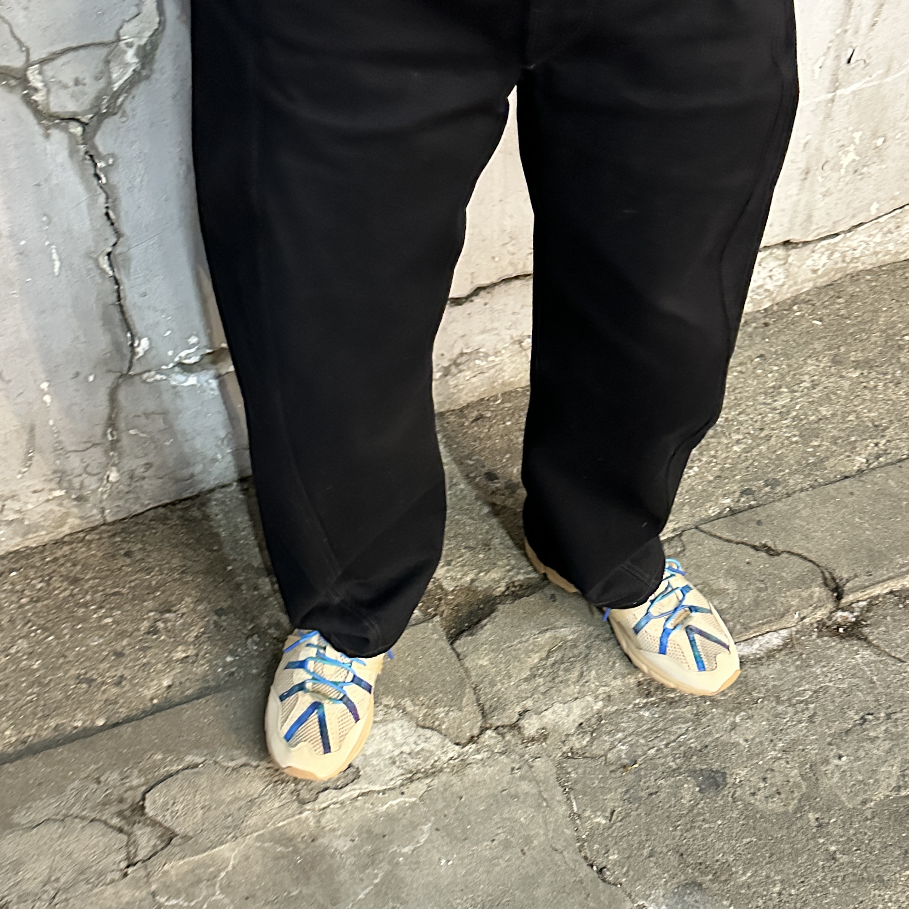Asics x A.P.C. Gel-Sonoma 15-50 Beige 착용 스타일