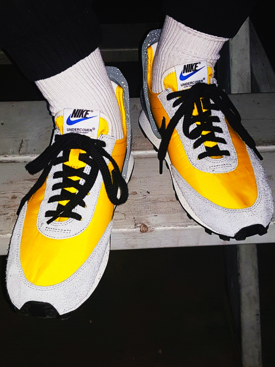 Nike x Undercover Daybreak Bright Citron 착용 스타일