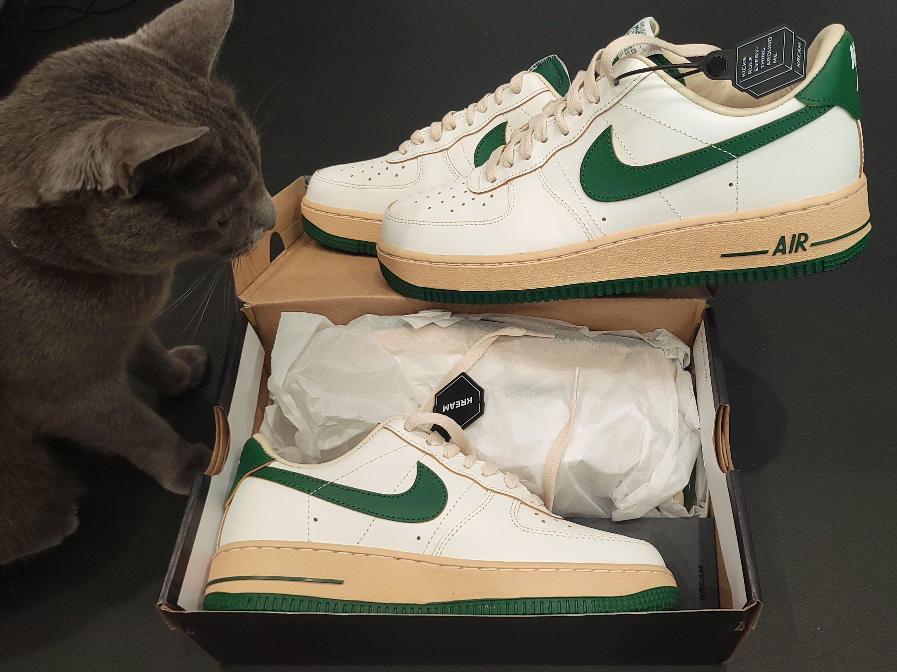 (W) Nike Air Force 1 Low Gorge Green 착용 스타일