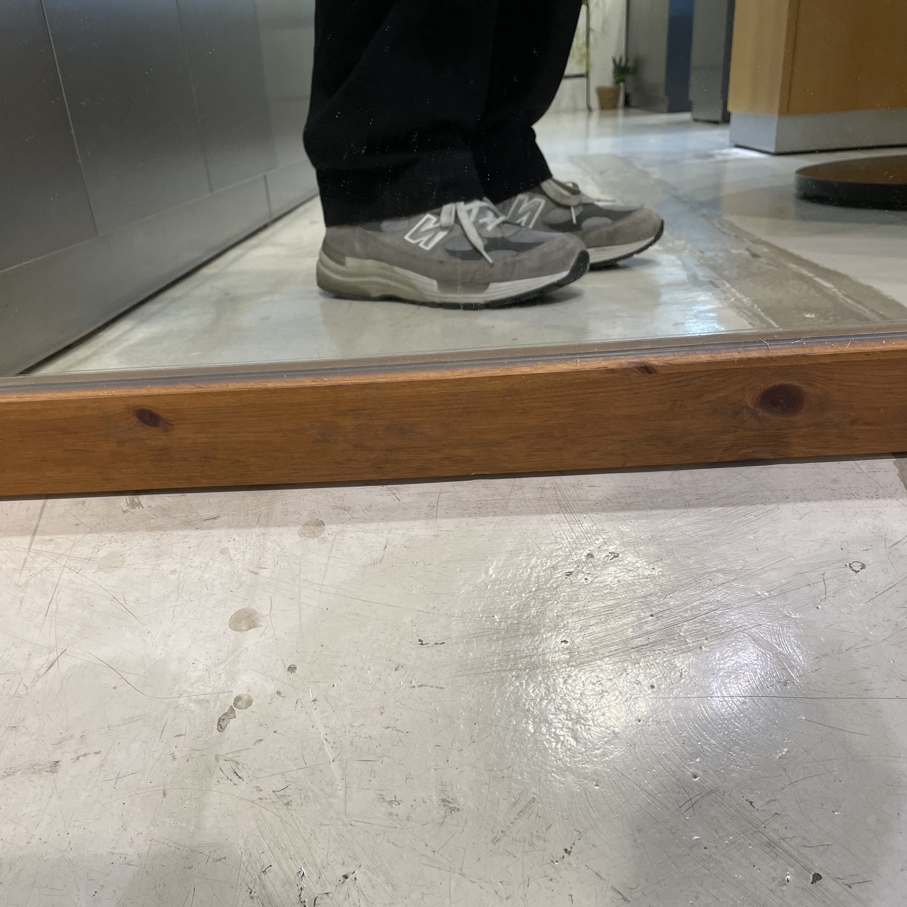 New Balance 992 Made in USA Grey - D Standard 착용 스타일