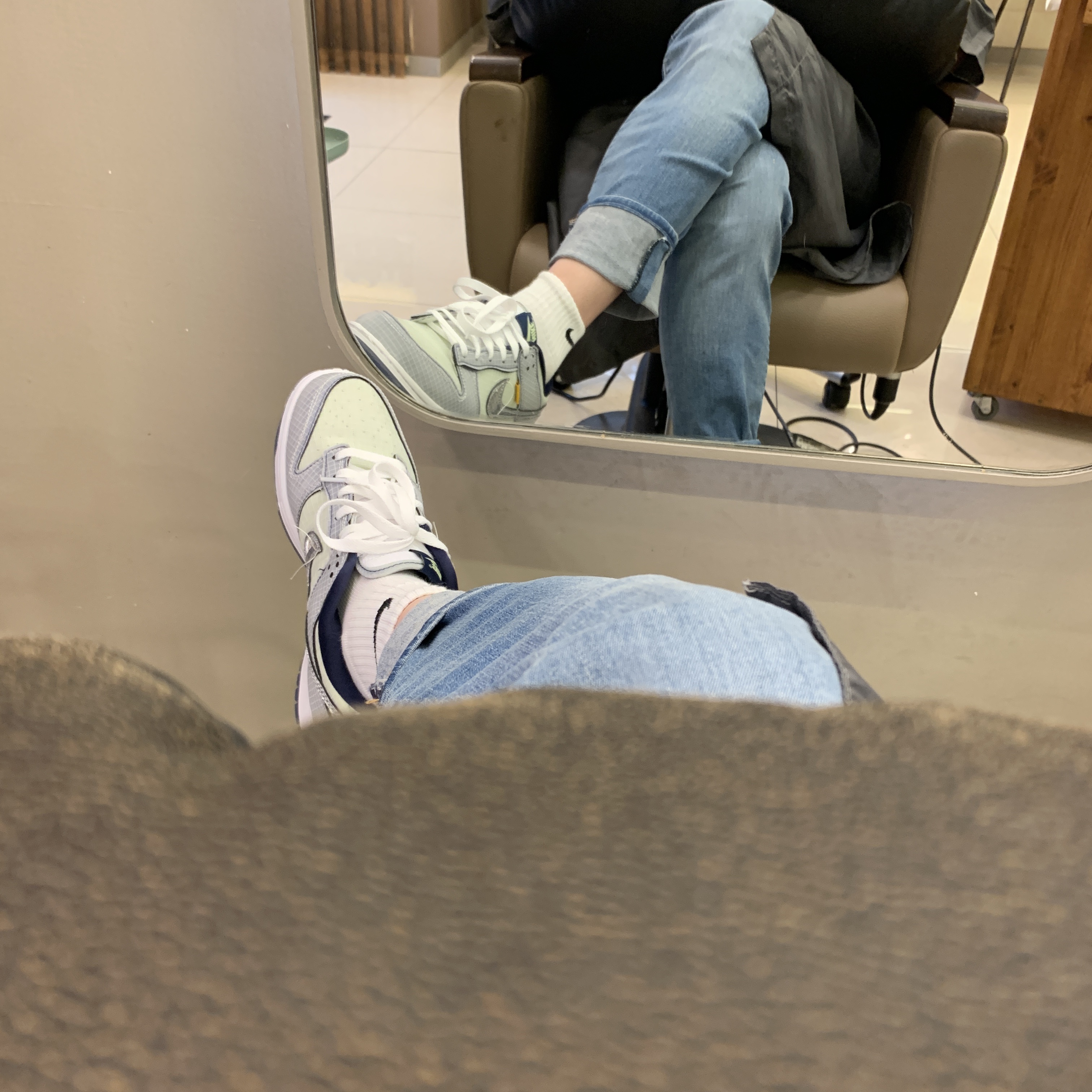 Nike x Union Dunk Low Passport Pack Pistachio 착용 스타일