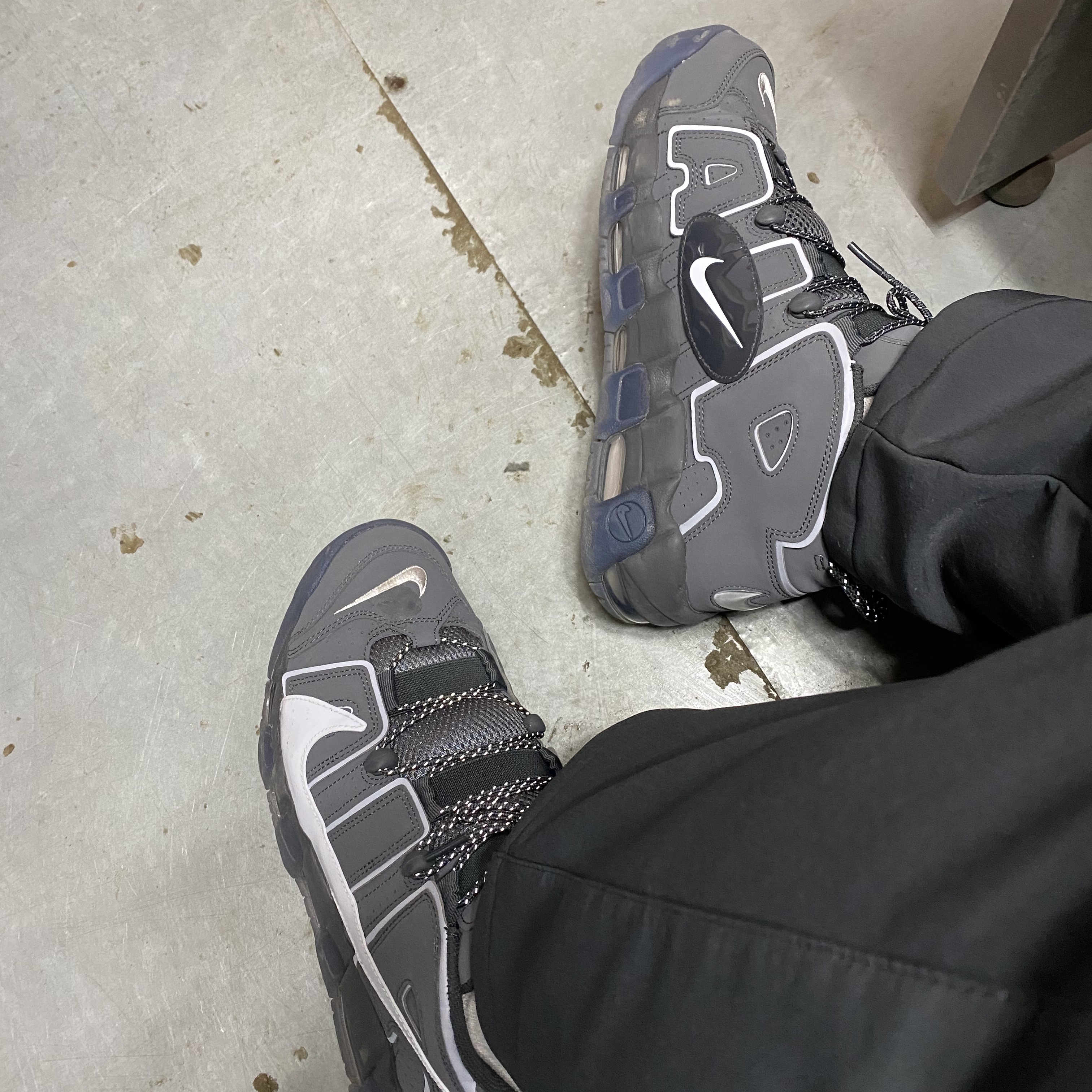 Nike Air More Uptempo 96 Copy and Paste 착용 스타일