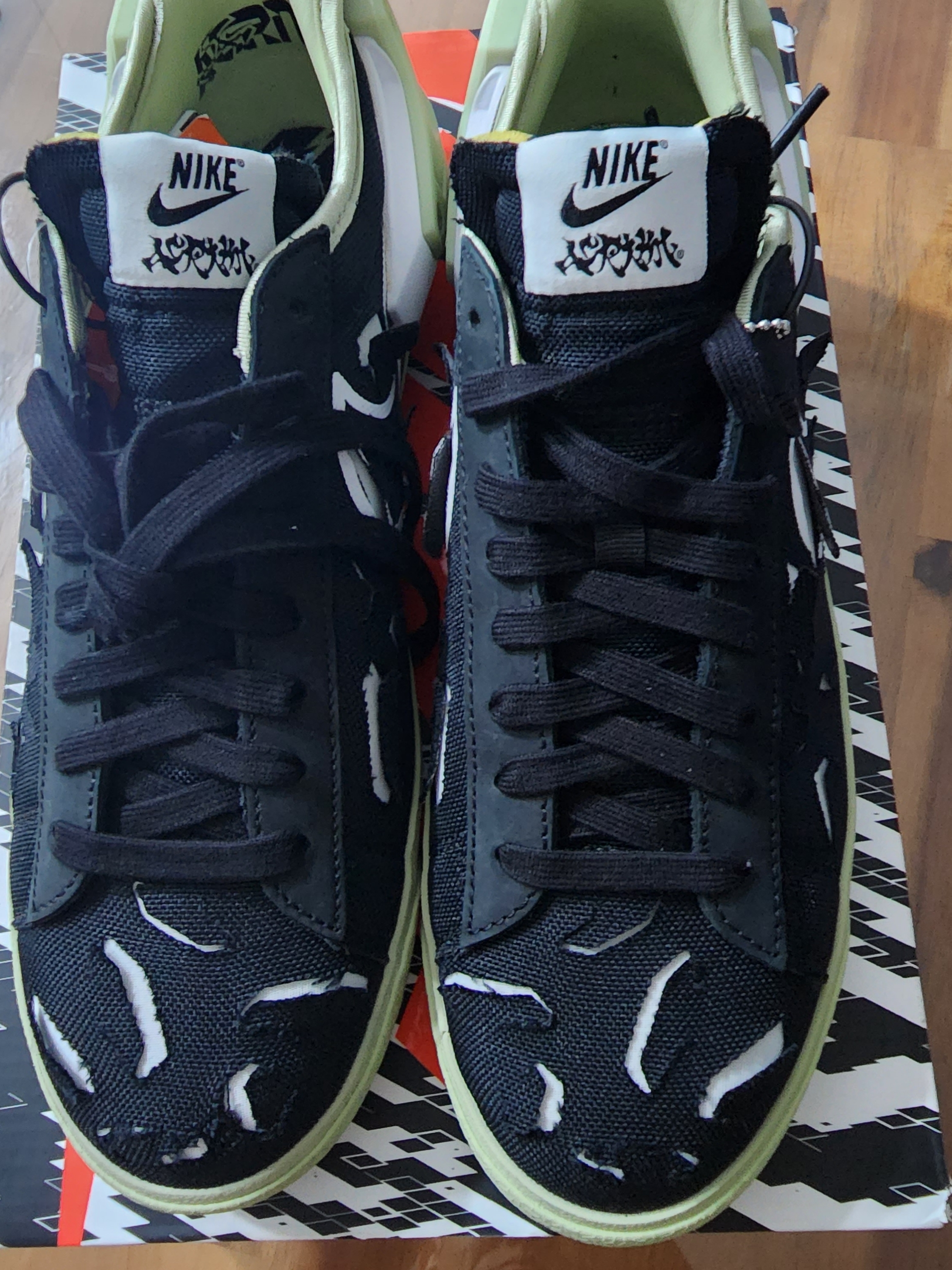 Nike x Acronym Blazer Low Black 착용 스타일 - 3