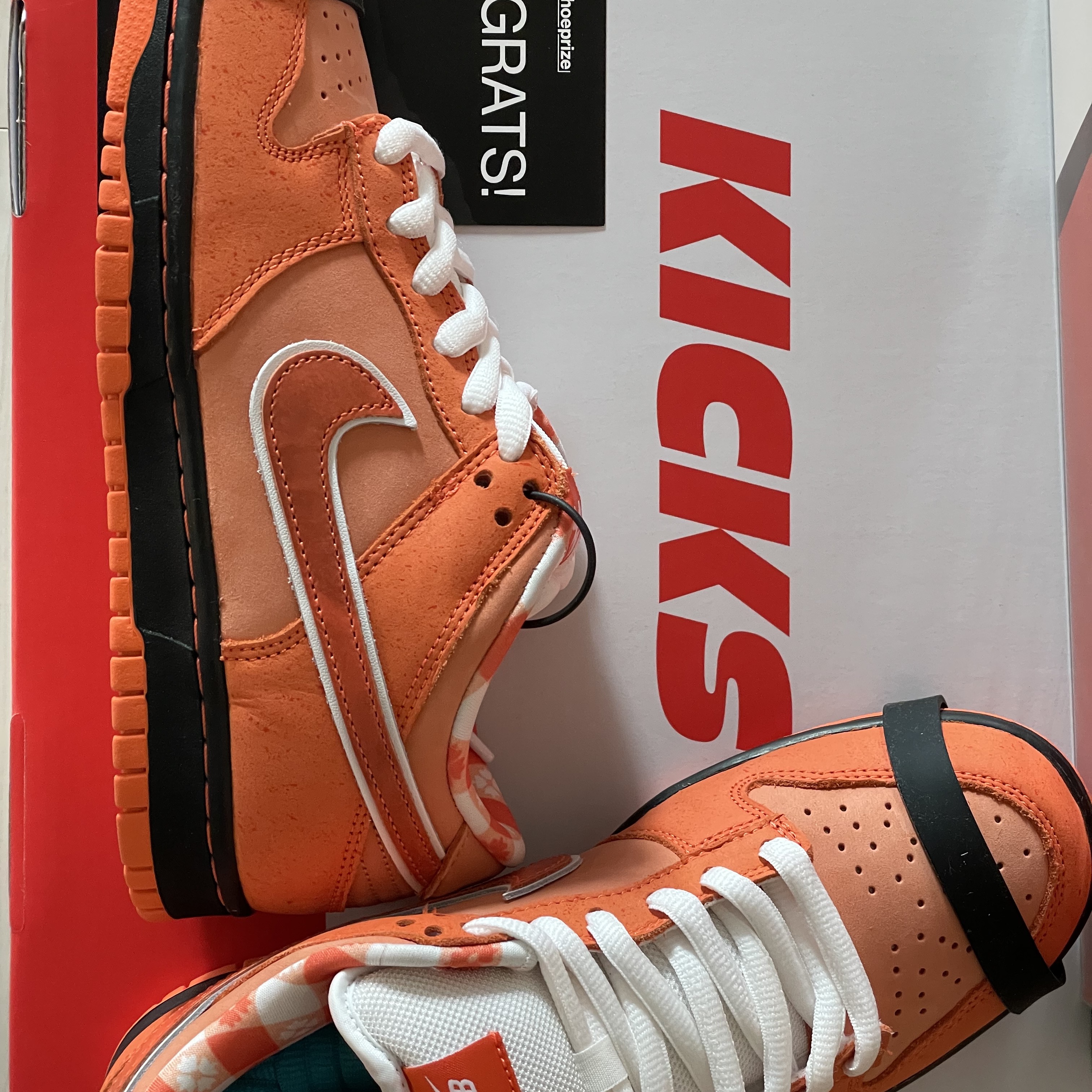 Nike x Concepts SB Dunk Low Orange Lobster (Regular Box) 착용 스타일 - 2