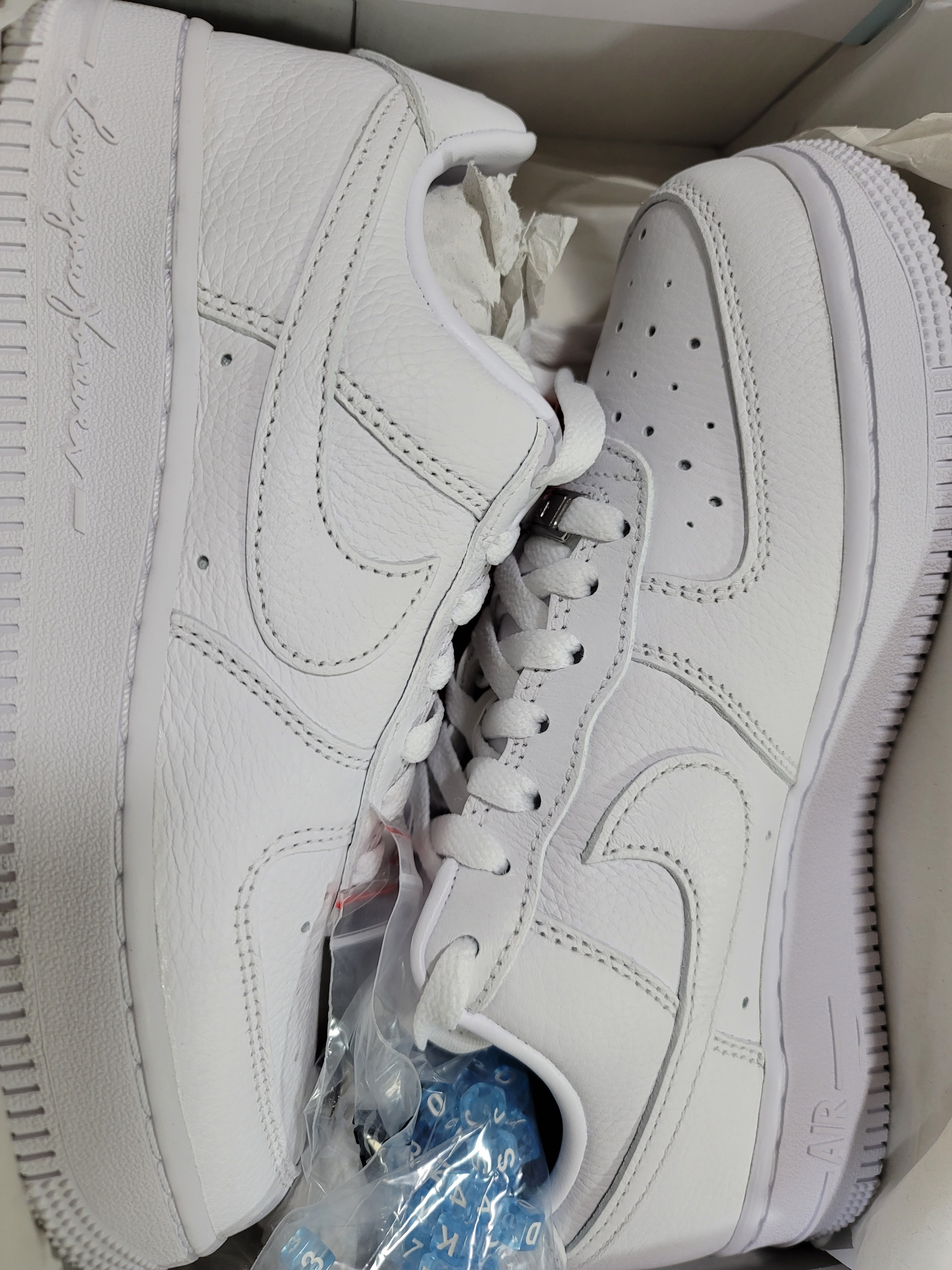 Nike x Drake Nocta Air Force 1 Low SP Certified Lover Boy White 착용 스타일