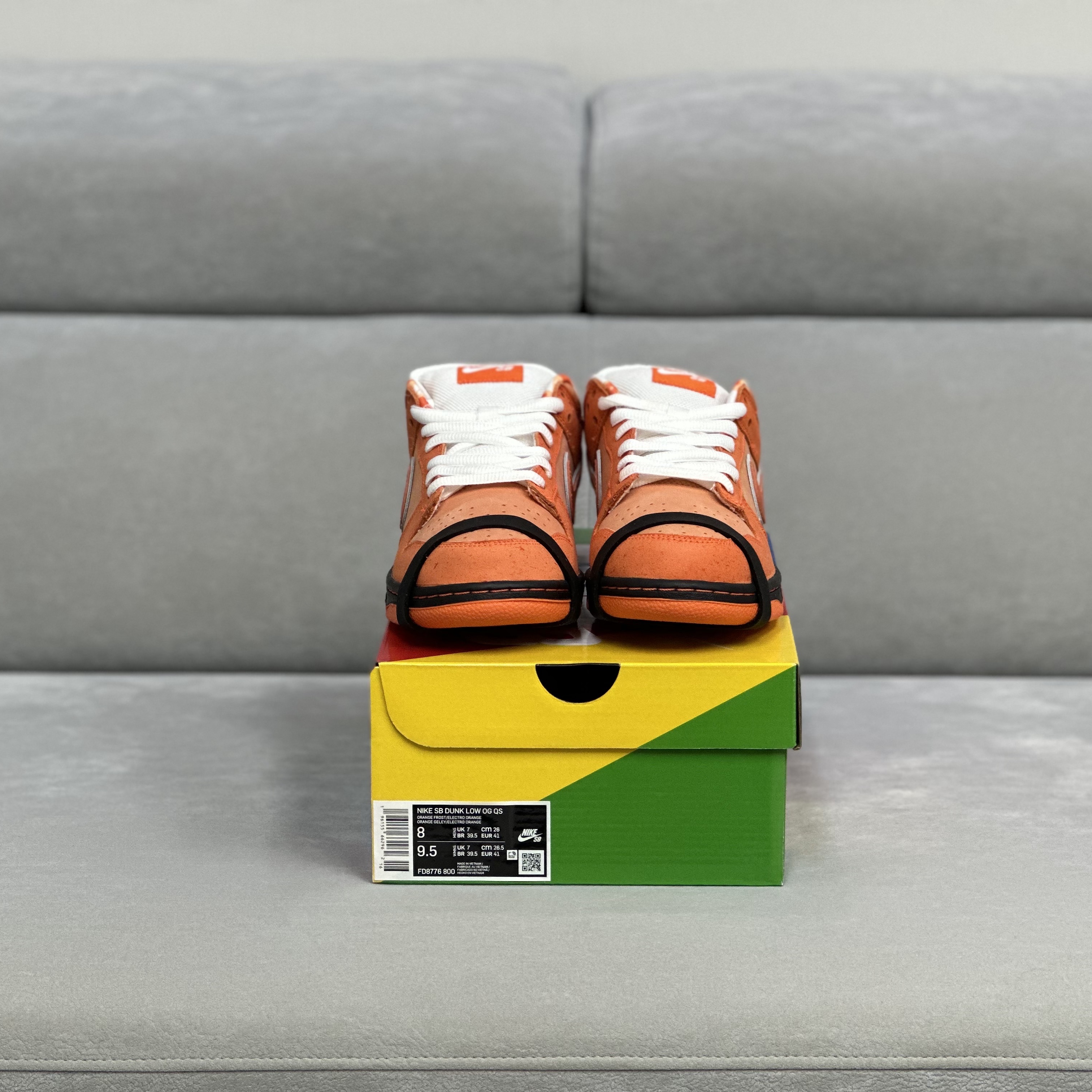Nike x Concepts SB Dunk Low Orange Lobster (Regular Box) 착용 스타일 - 1