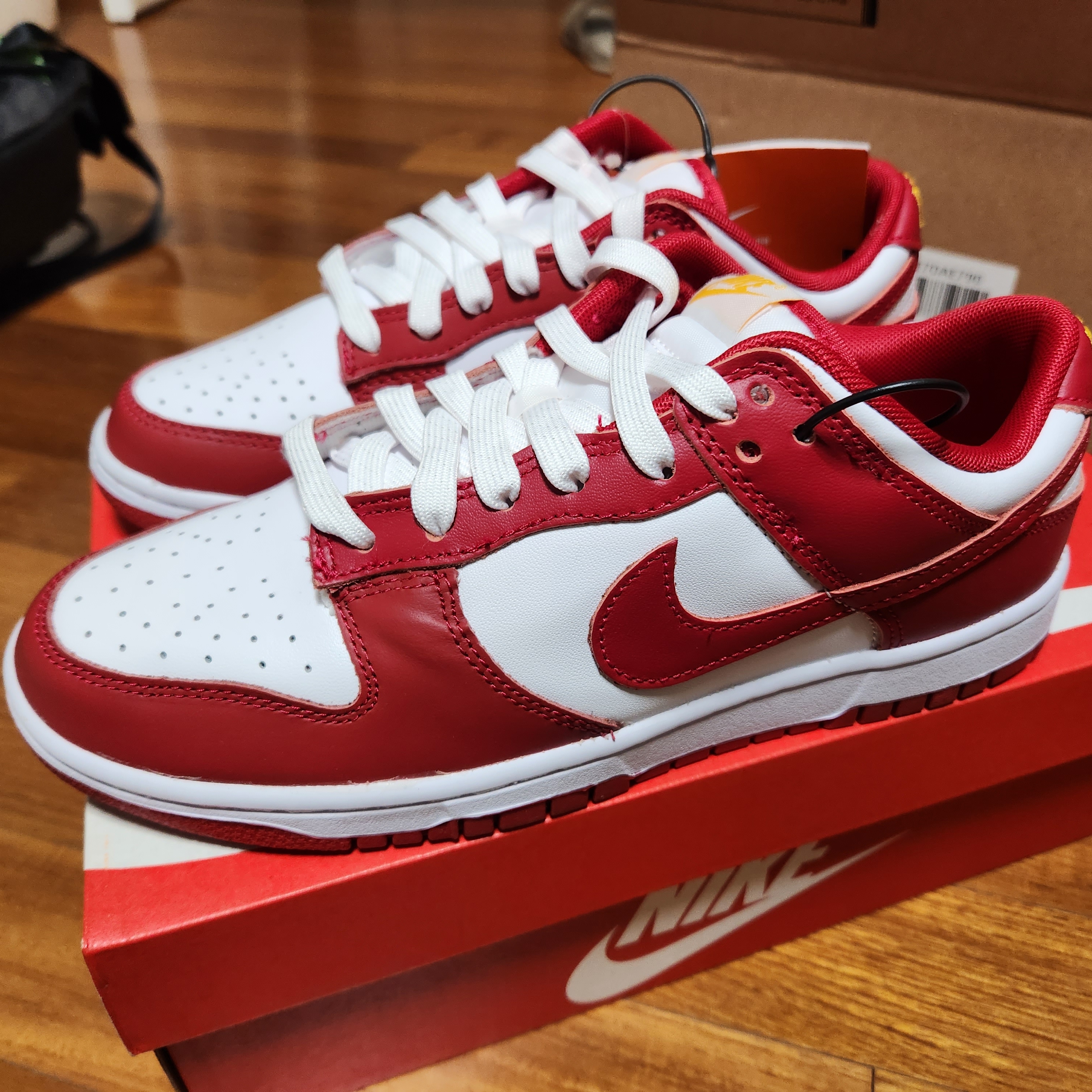 Nike Dunk Low Retro Gym Red 착용 스타일 - 3