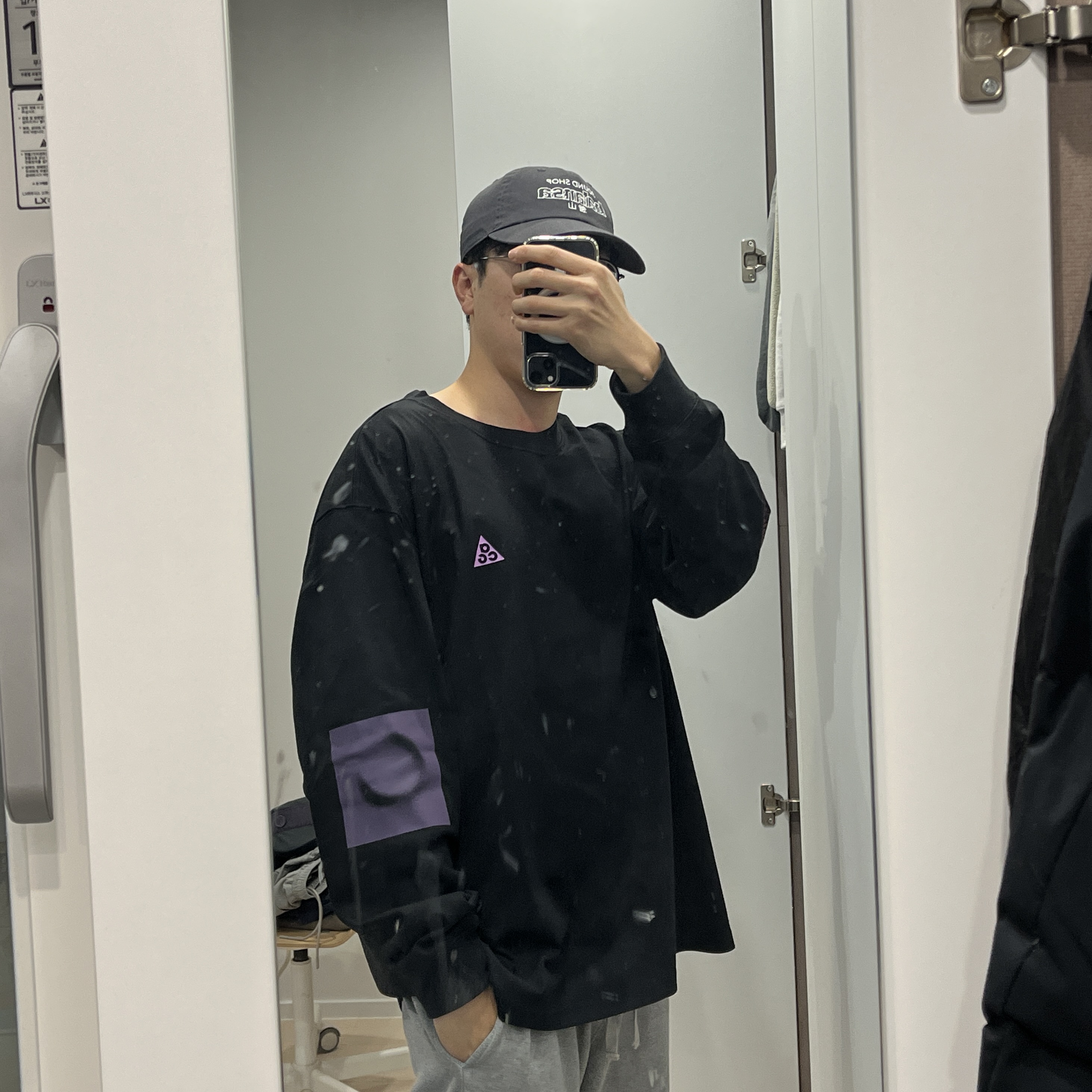 Nike NRG ACG Cosmic Coa Long Sleeve T-Shirt Black - Asia 착용 스타일