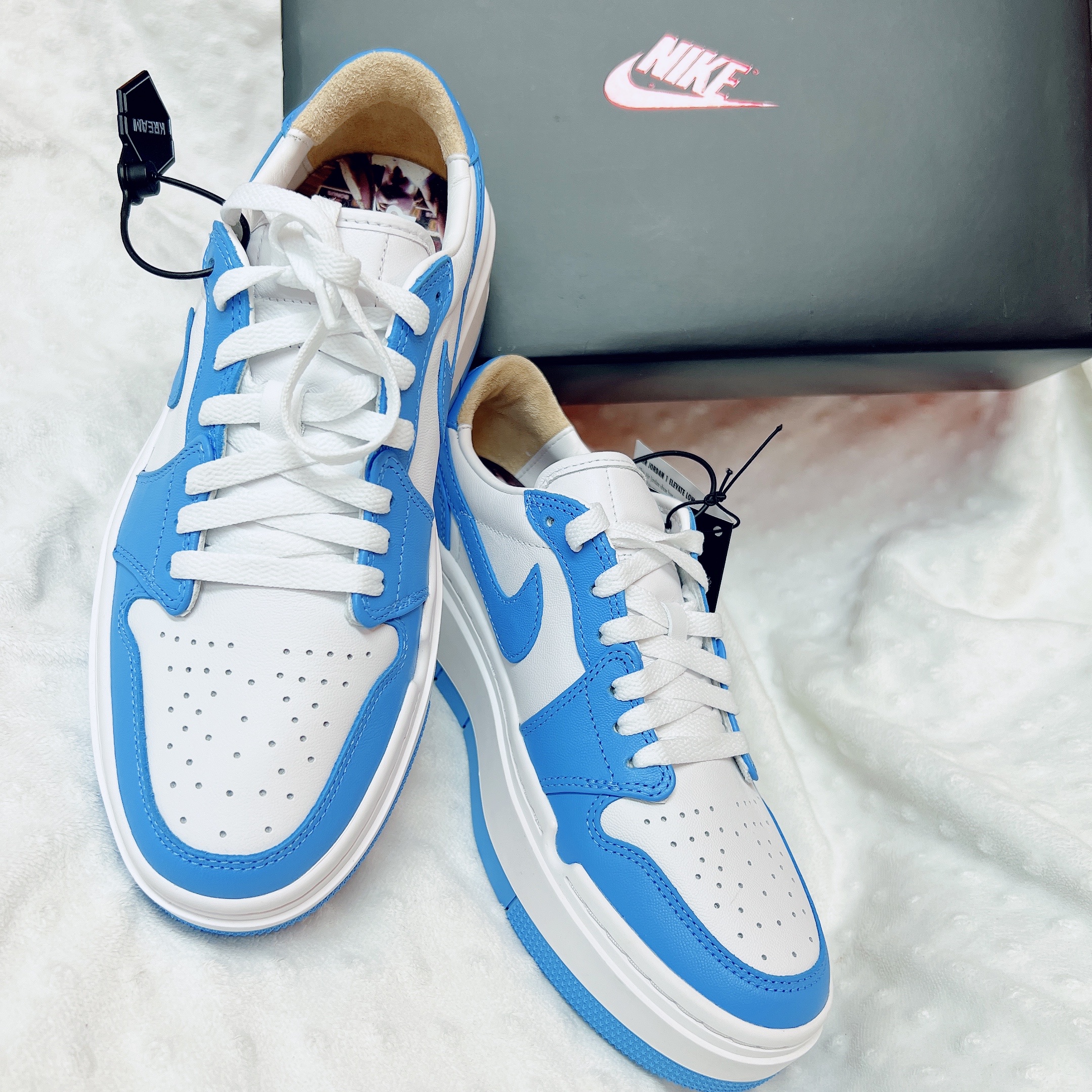 (W) Jordan 1 Elevate Low SE University Blue 착용 스타일