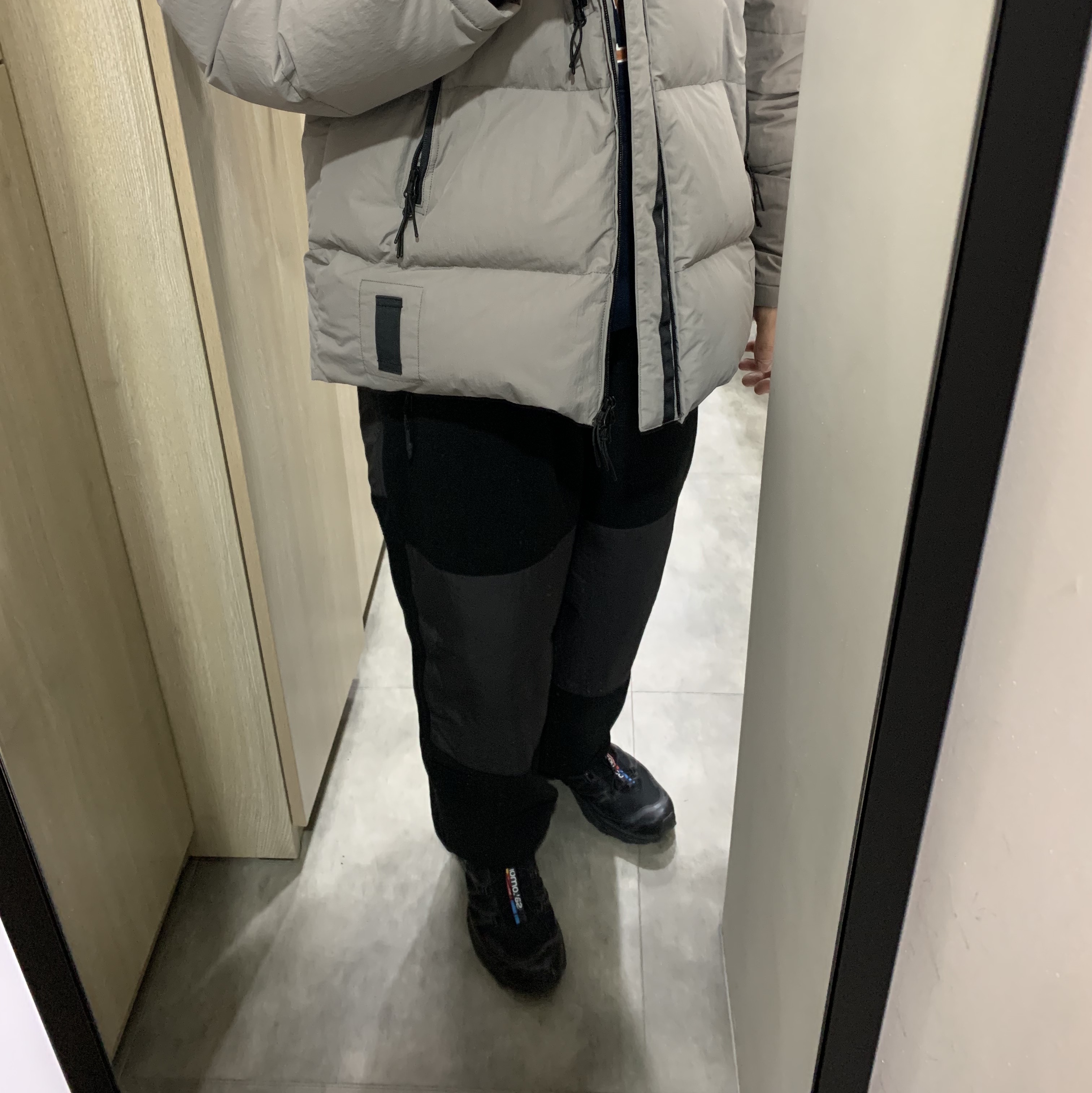 Salomon XT-6 ADV Black 착용 스타일
