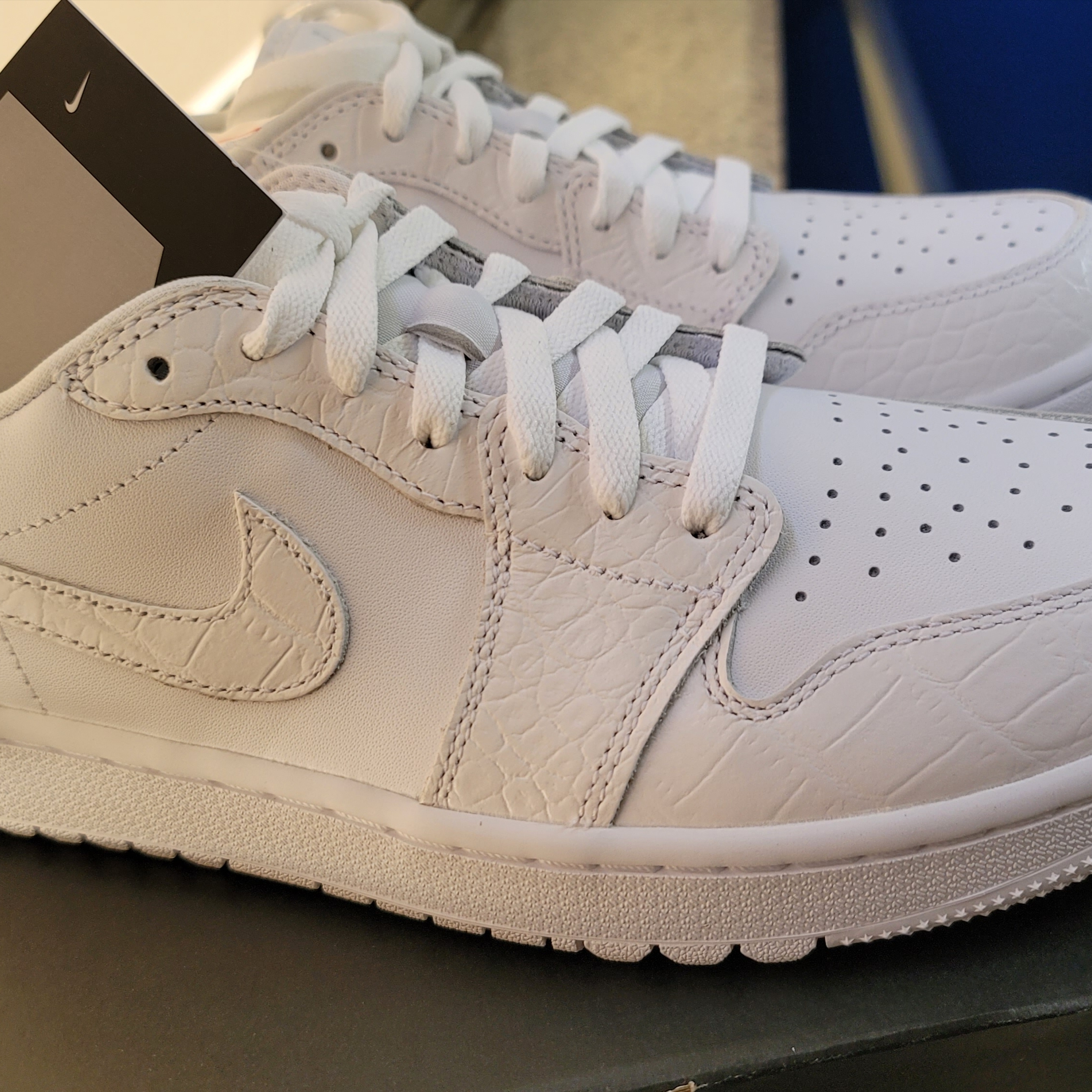 Jordan 1 Low Golf Pure Platinum 착용 스타일 - 3