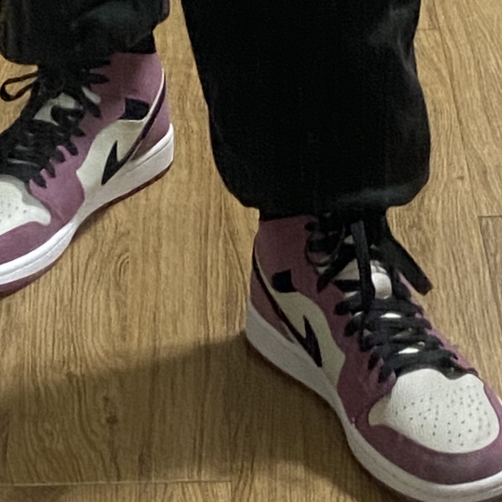 (W) Jordan 1 Mid SE Light Mulberry 착용 스타일