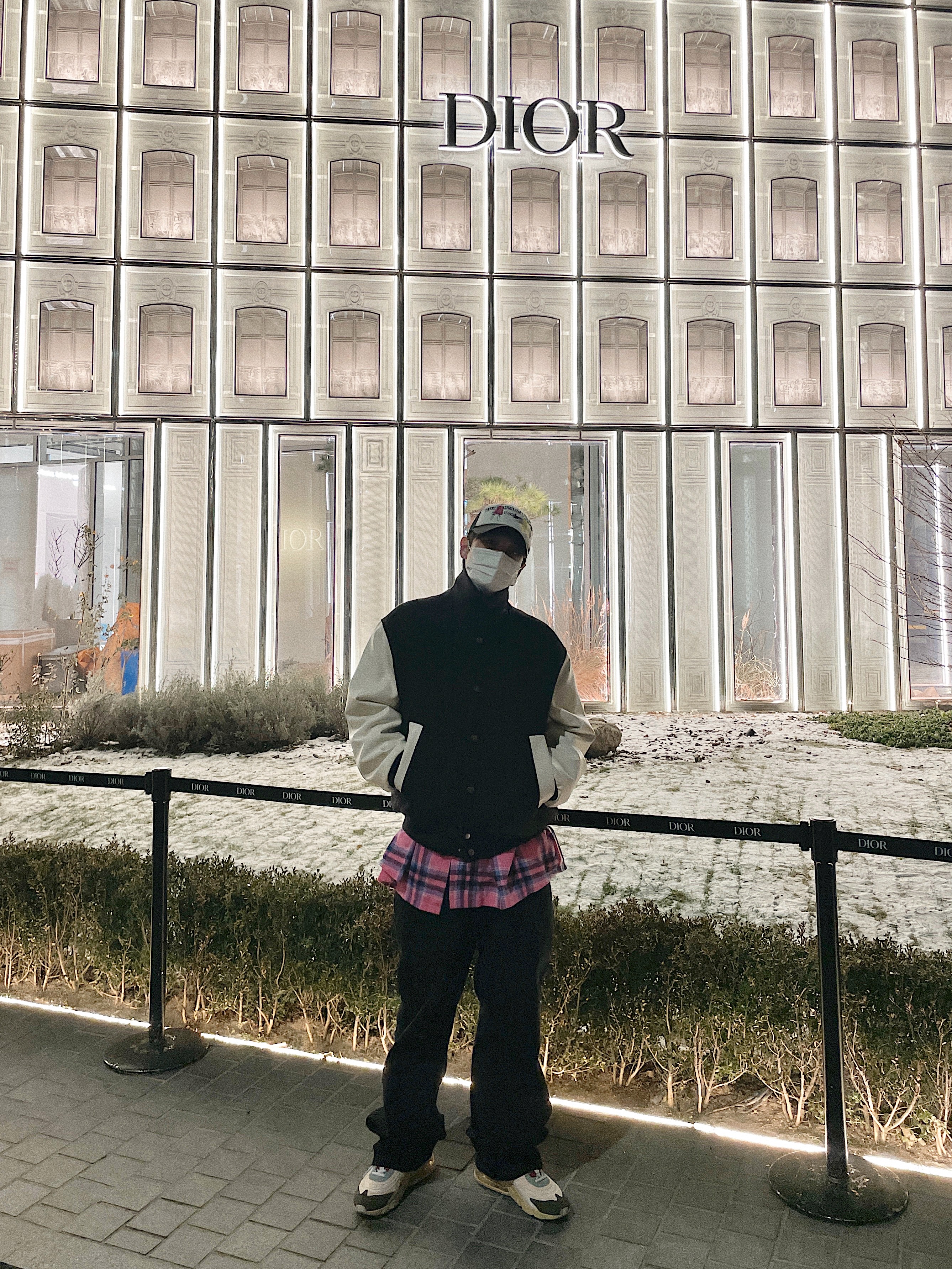 Nike x Travis Scott Air Max 270 React Cactus Trails, The Museum Visitor Hand Stitched Children Mesh Cap Black - 22SS 착용 스타일 - 2