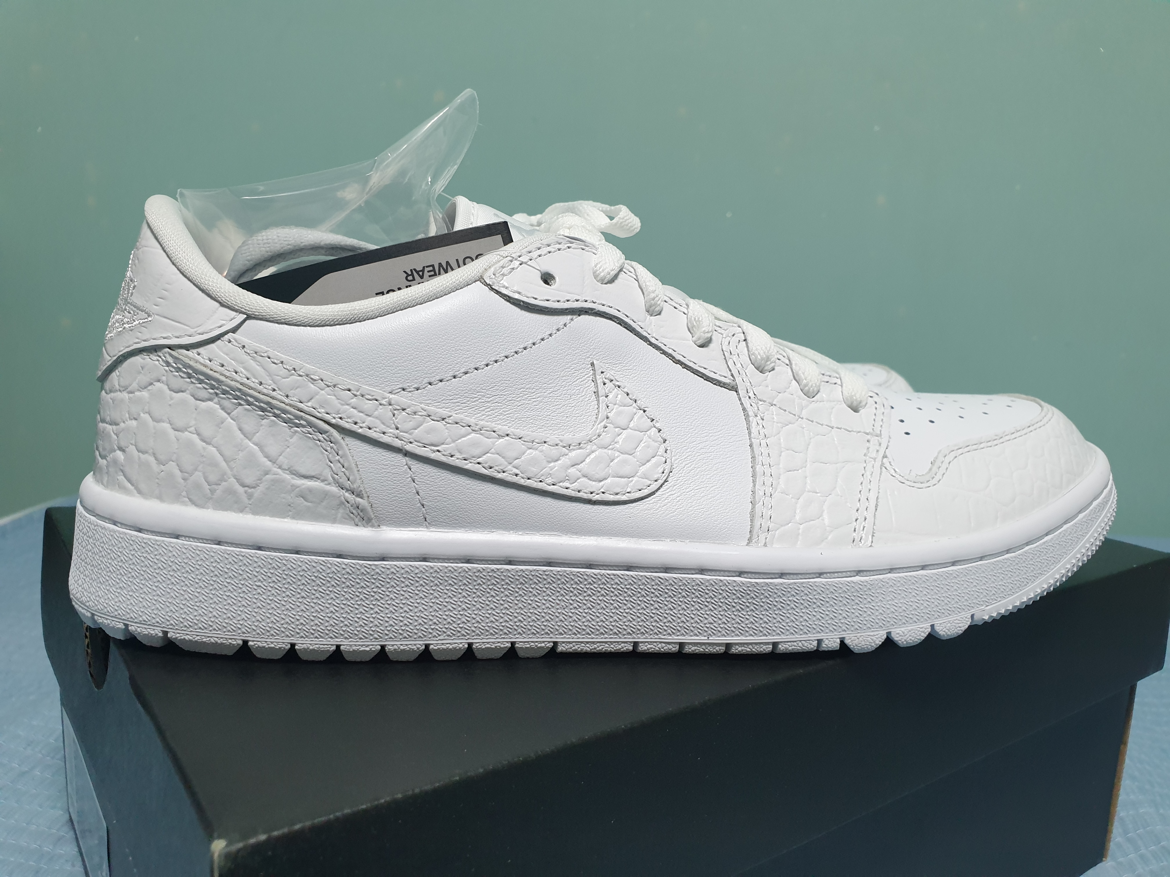 Jordan 1 Low Golf Pure Platinum 착용 스타일