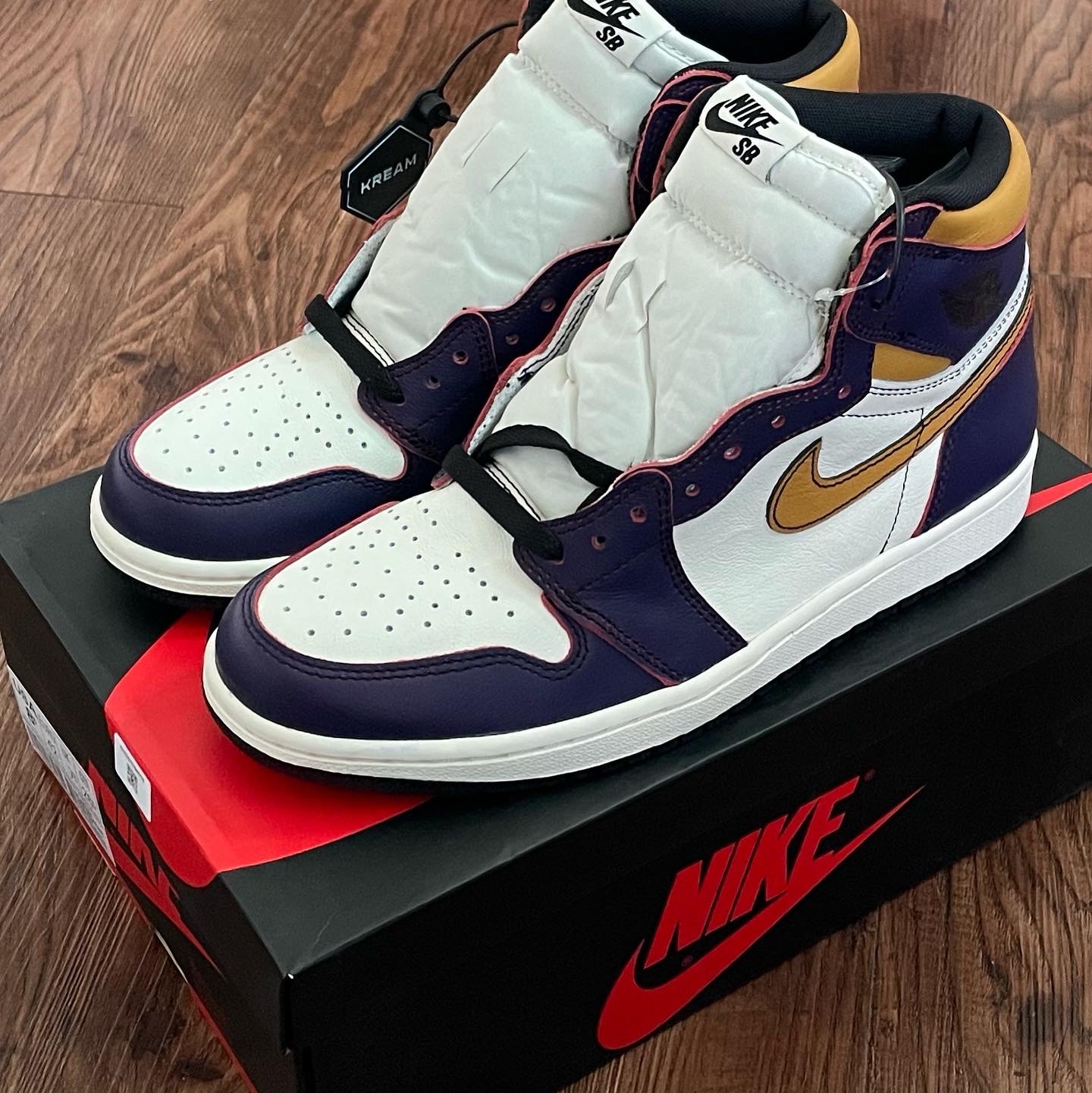 Jordan 1 x Travis Scott x Fragment Retro Low OG SP Military Blue, Jordan 1 Retro High OG Defiant SB LA to Chicago 착용 스타일 - 2