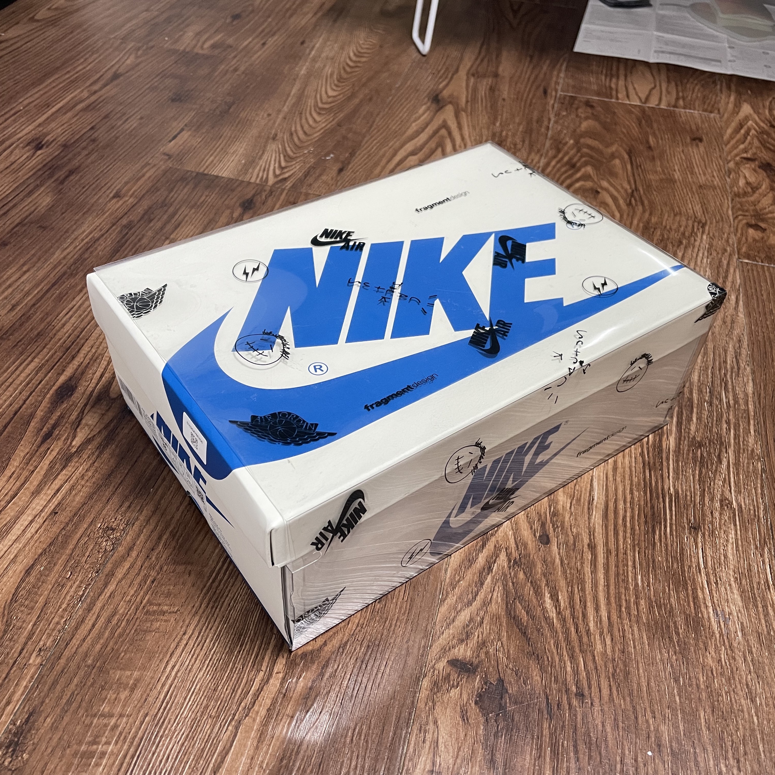 Jordan 1 x Travis Scott x Fragment Retro Low OG SP Military Blue 착용 스타일 - 2