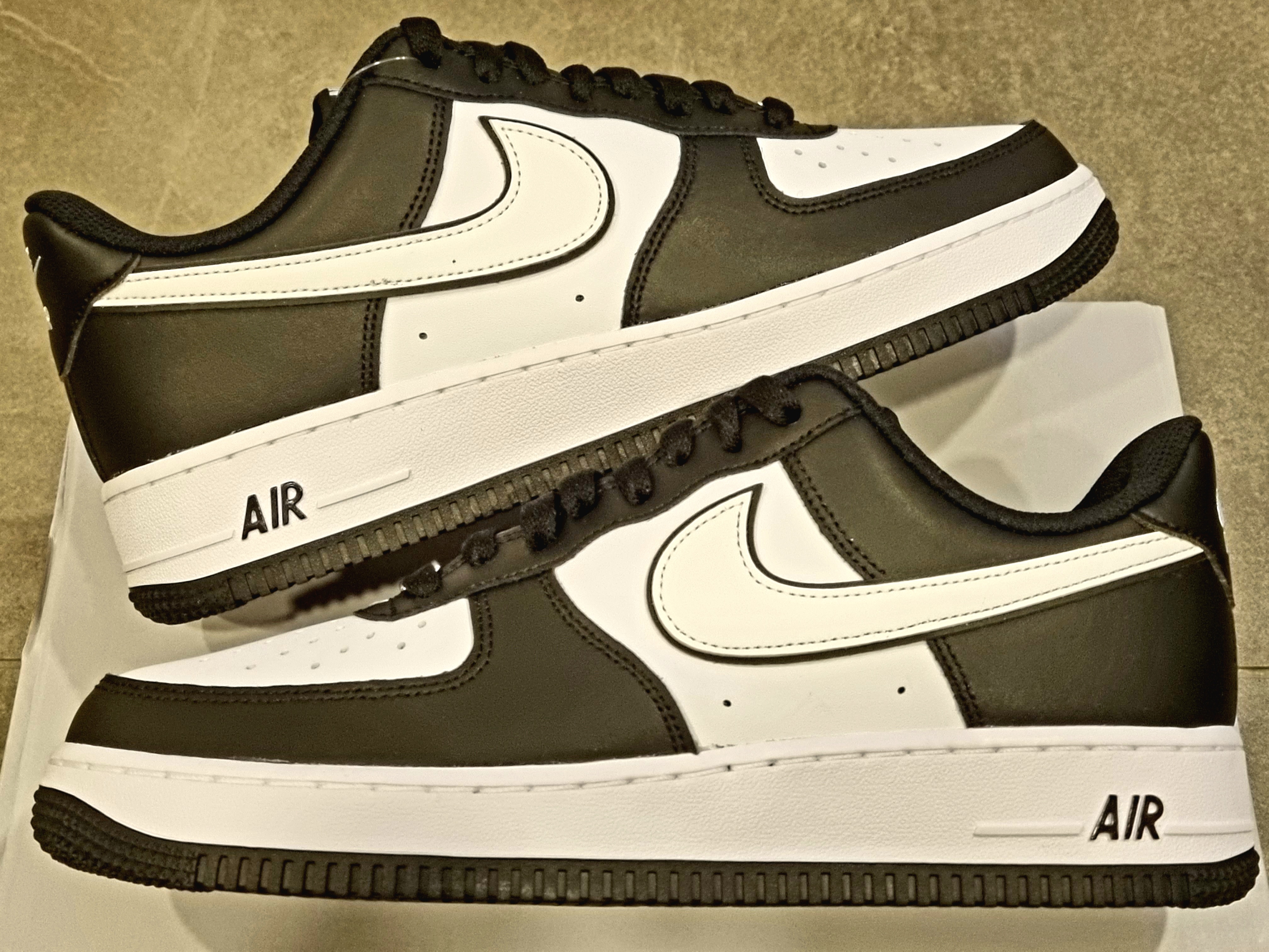 Nike Air Force 1 '07 Black White 착용 스타일 - 2