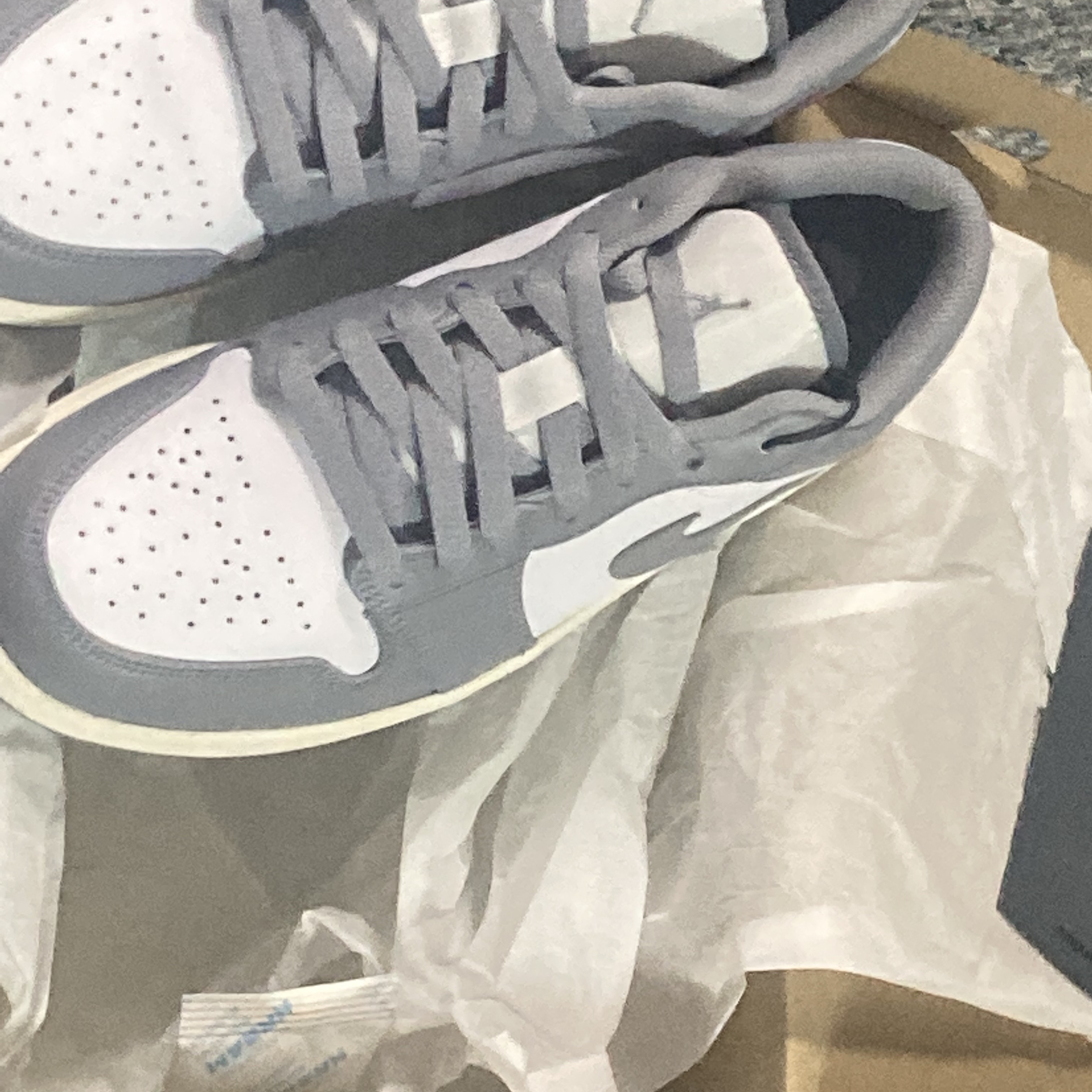 Jordan 1 Low Stealth and White 착용 스타일 - 1