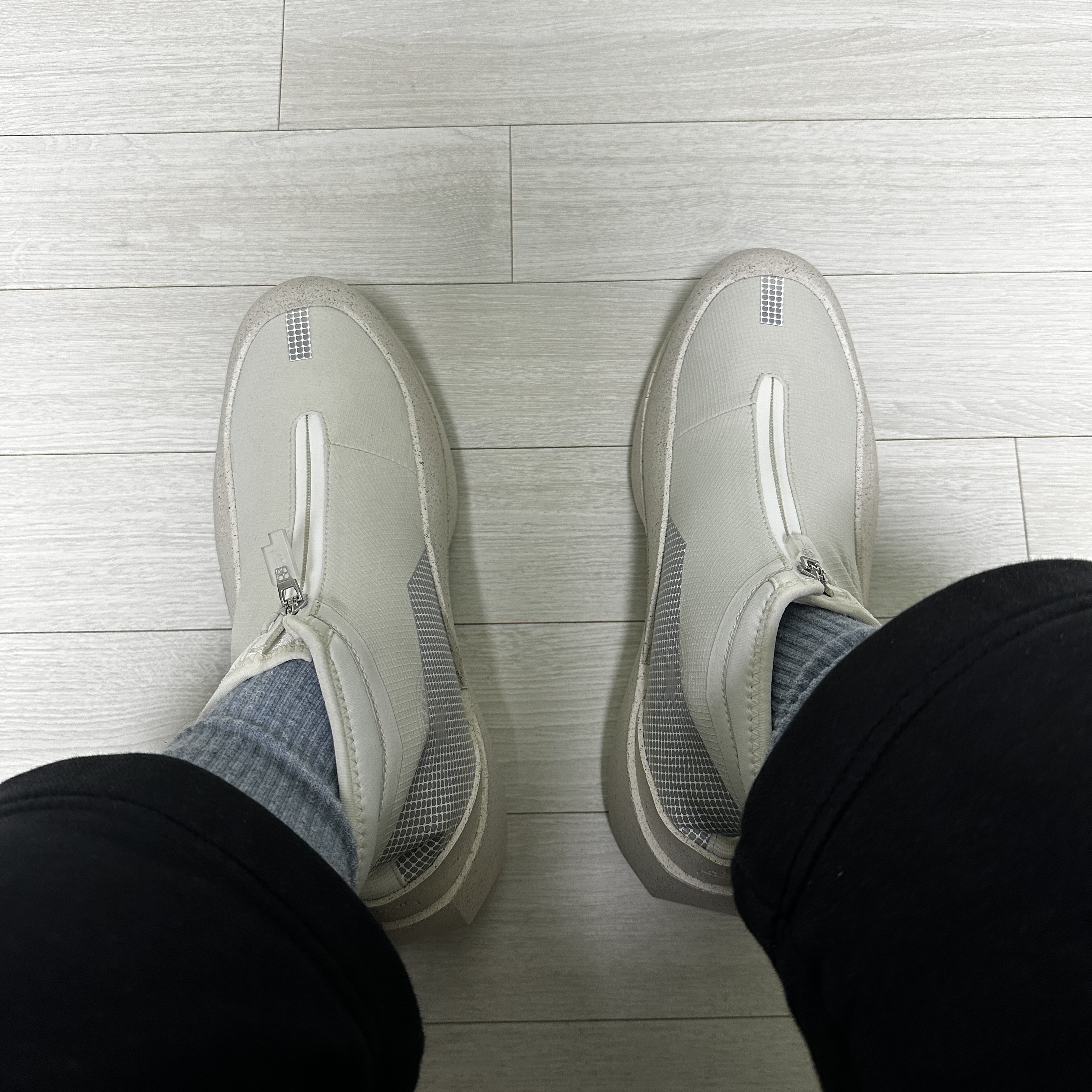 Converse x A-Cold-Wall Geo Forma Boot Lily White 착용 스타일 - 2