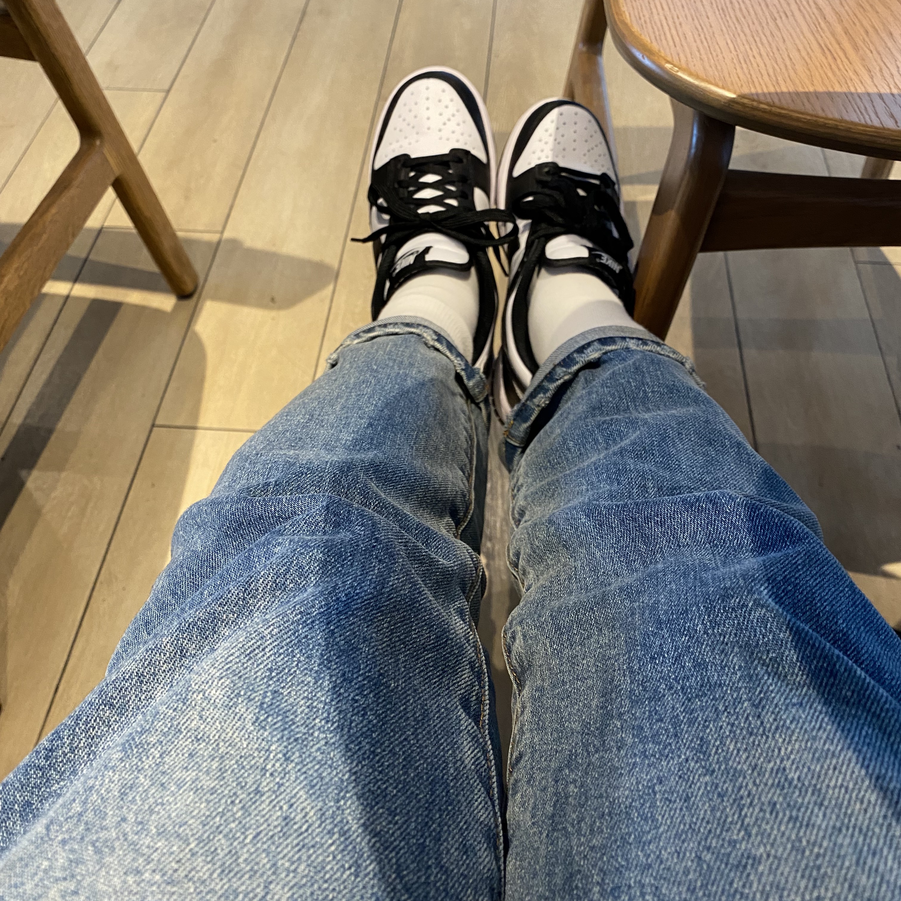 (W) Nike Dunk Low Black 착용 스타일