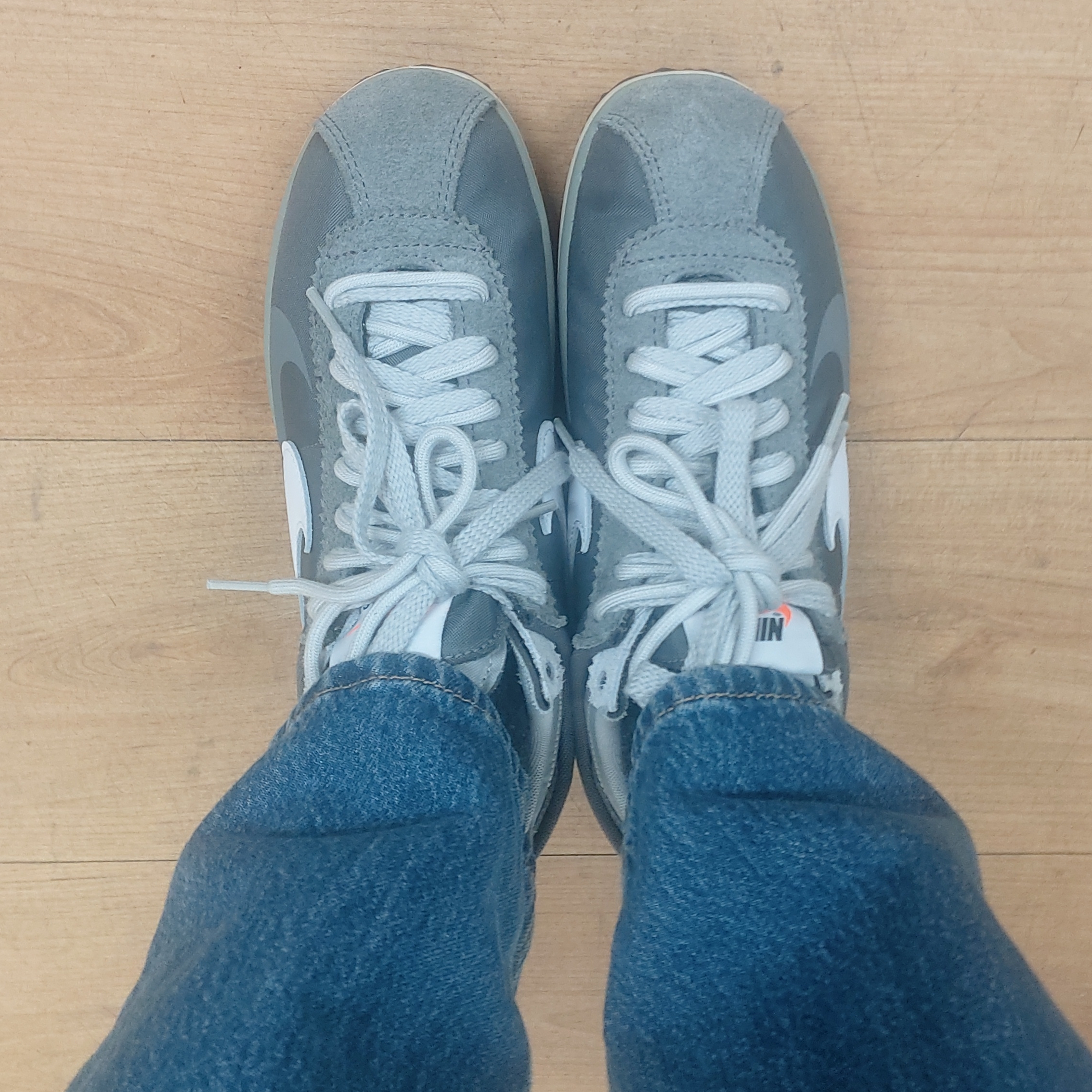 Nike x Sacai Zoom Cortez SP Iron Grey 착용 스타일