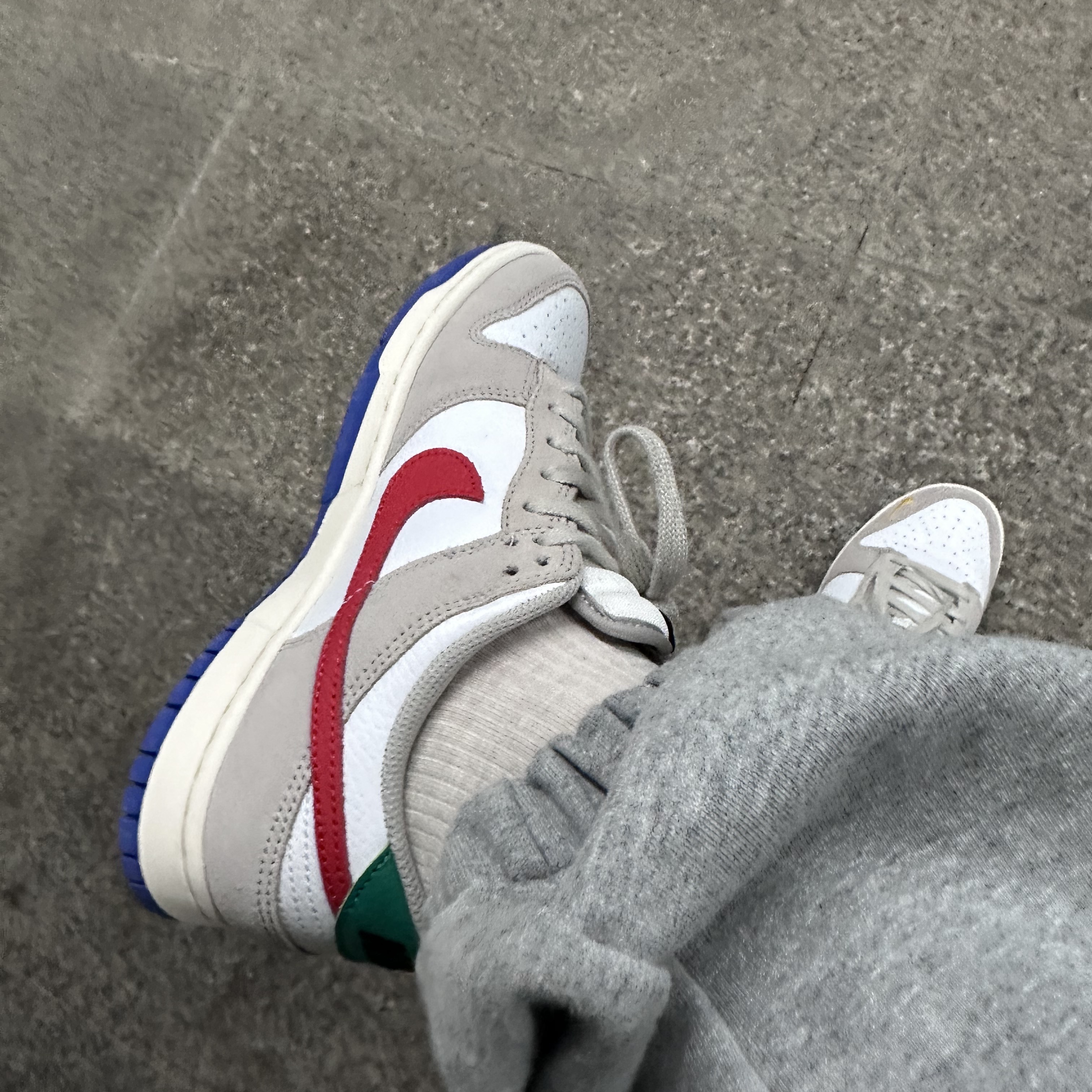 Nike Dunk Low Light Iron Ore 착용 스타일