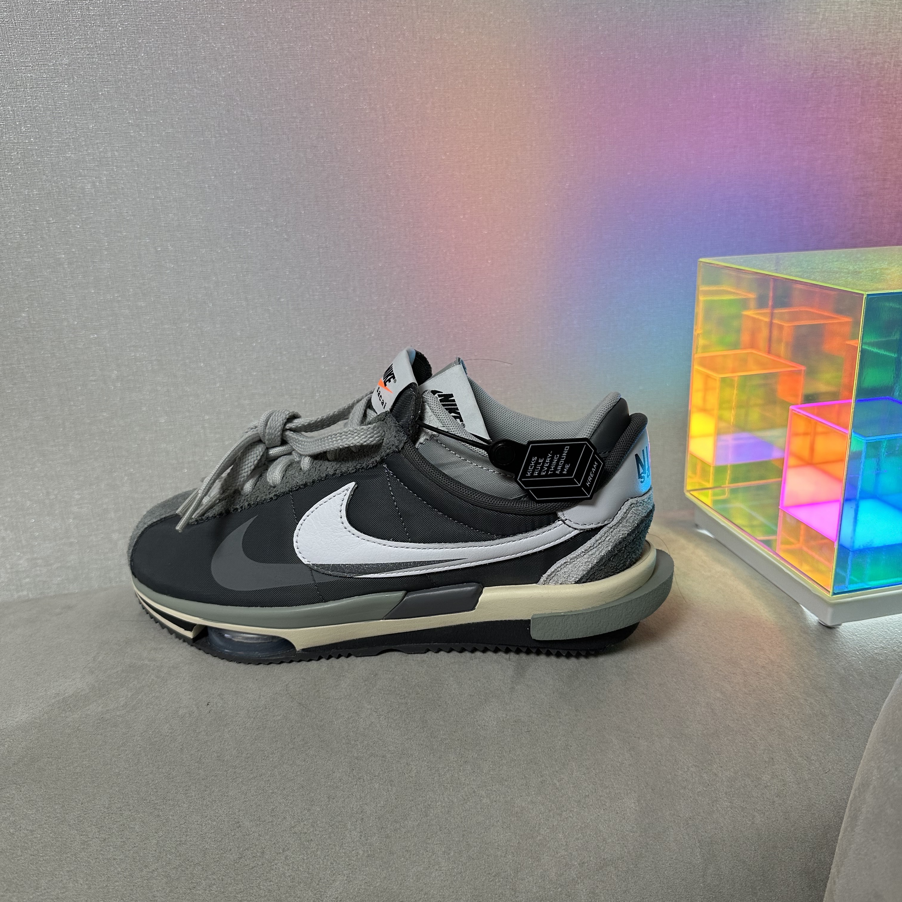 Nike x Sacai Zoom Cortez SP Iron Grey 착용 스타일