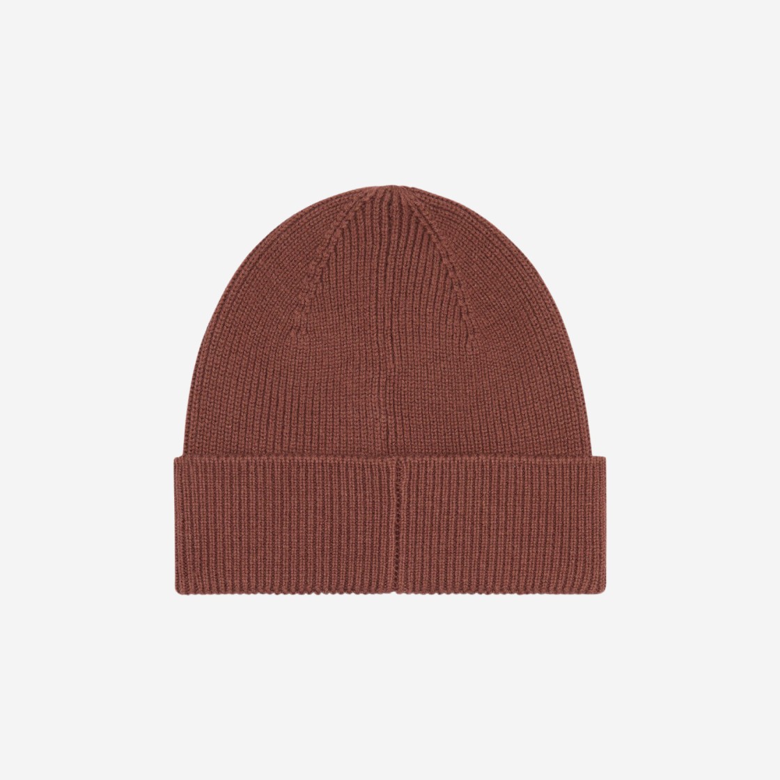 Diesel K-Coder-Fully B Ribbed Beanie with D Embroidery Brown 상세 이미지 2