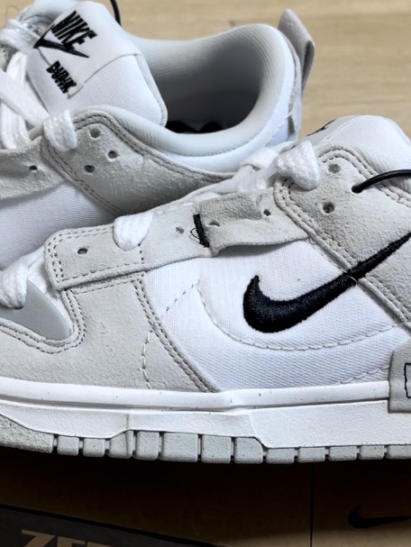 (W) Nike Dunk Low Disrupt 2 White Light Bone 착용 스타일 - 2