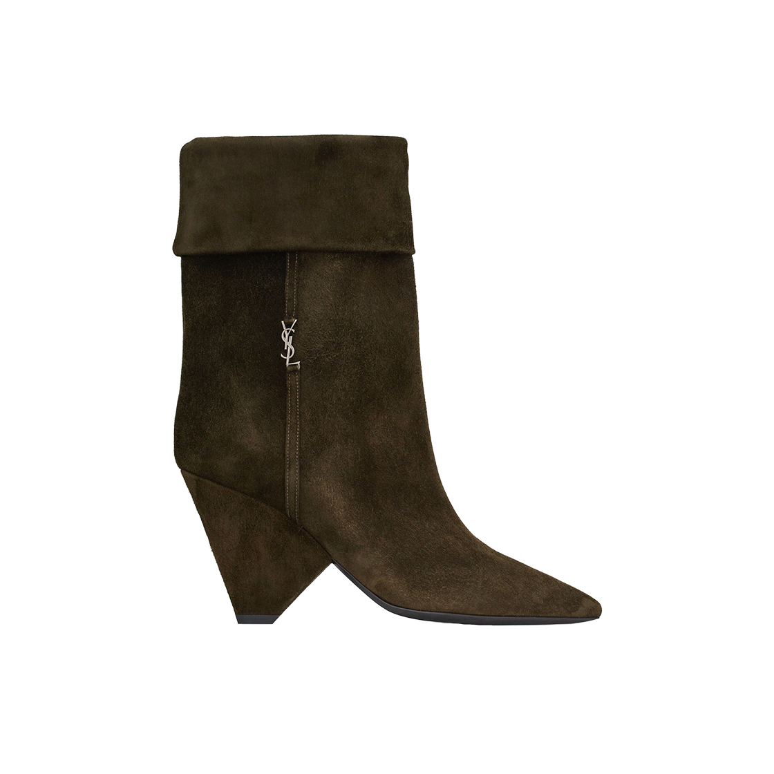 (W) 생로랑 스웨이드 니키 부츠 사블르((W) Saint Laurent Niki Boots in Suede Sable) - 1
