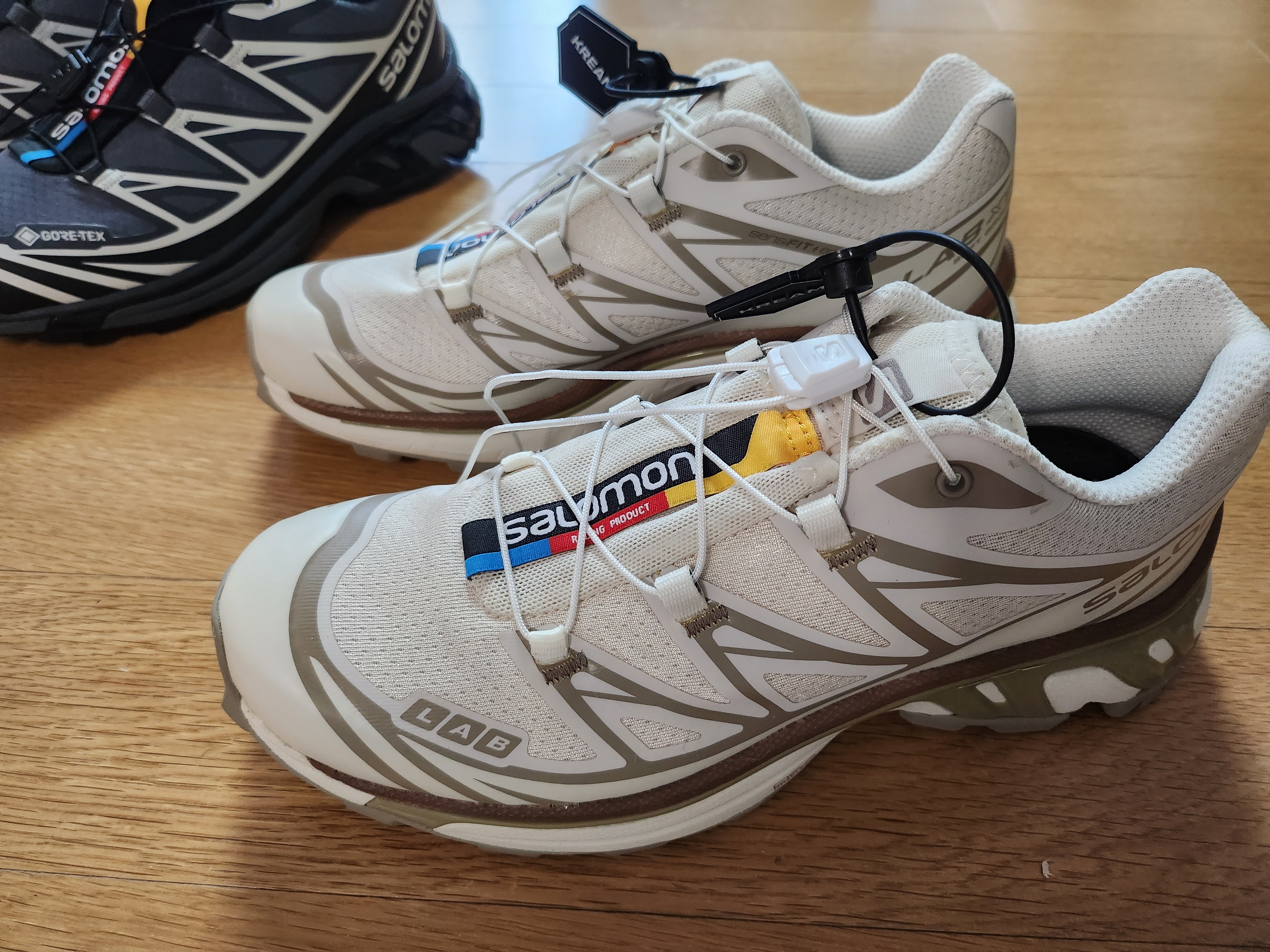 Salomon XT-6 Turtledove, Salomon XT-6 Gore-Tex Black Ebony 착용 스타일 - 2