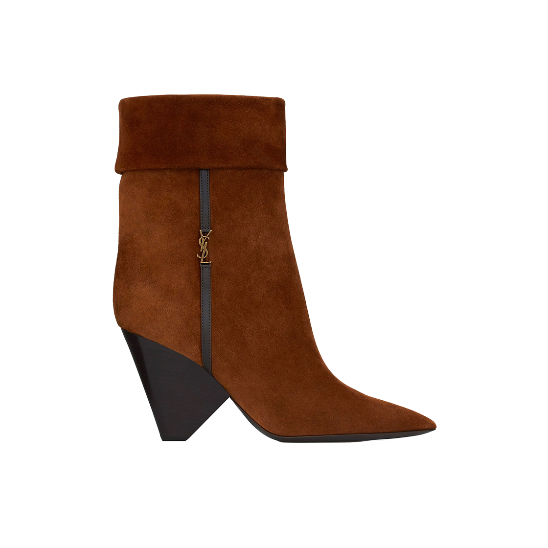 (W) 생로랑 스웨이드 니키 부츠 다크 랜드((W) Saint Laurent Niki Boots in Suede Dark Land) - 1
