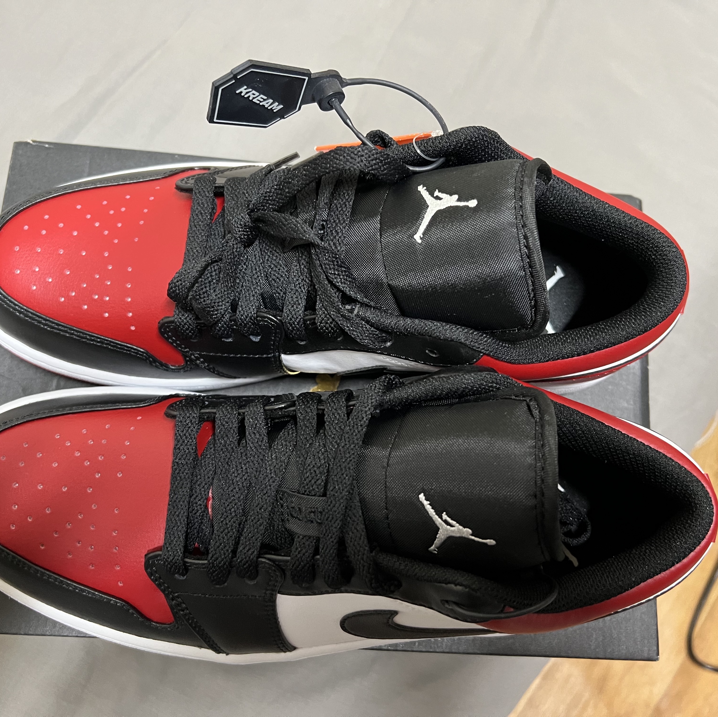 Jordan 1 Low Bred Toe 착용 스타일