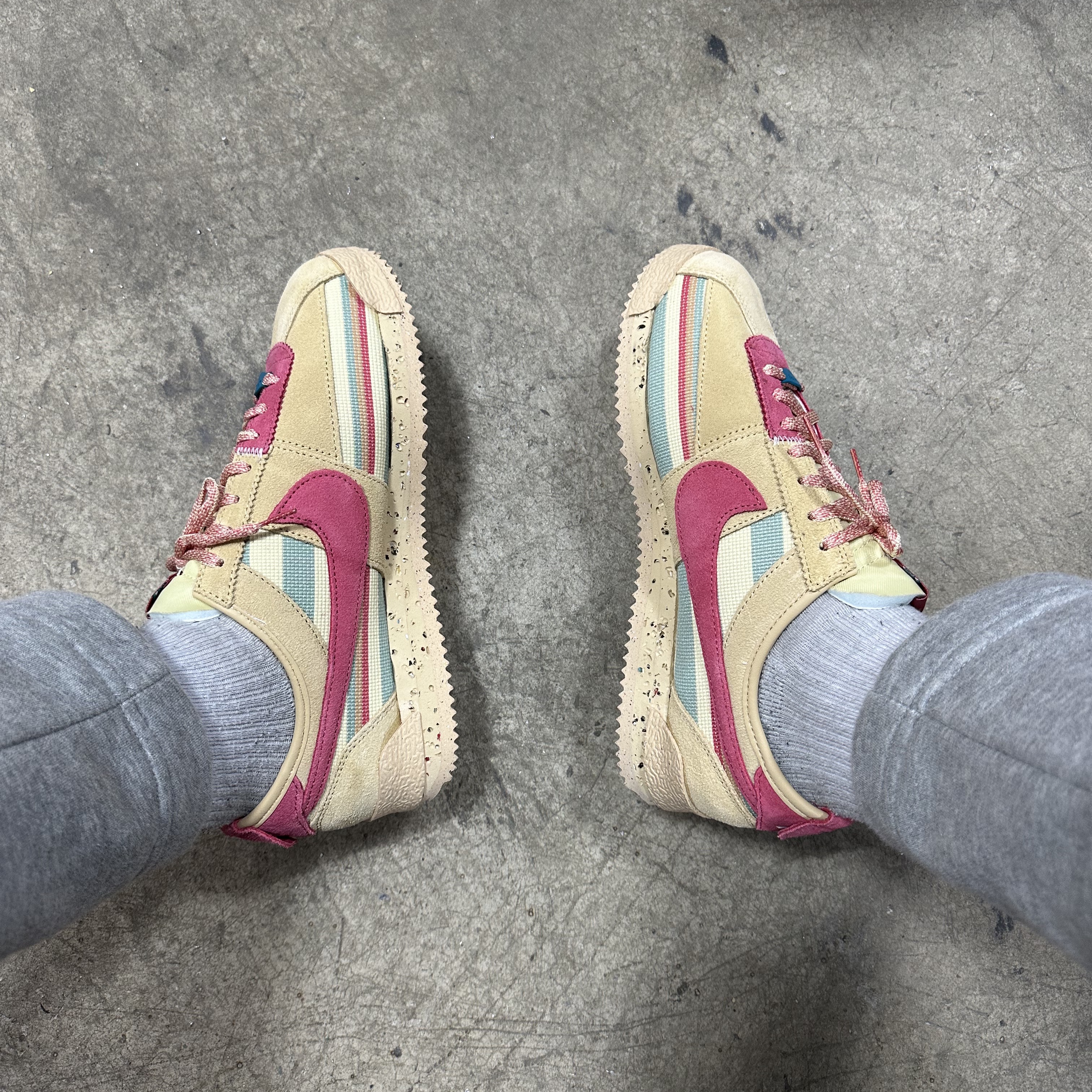 Nike x Union Cortez SP Sesame 착용 스타일