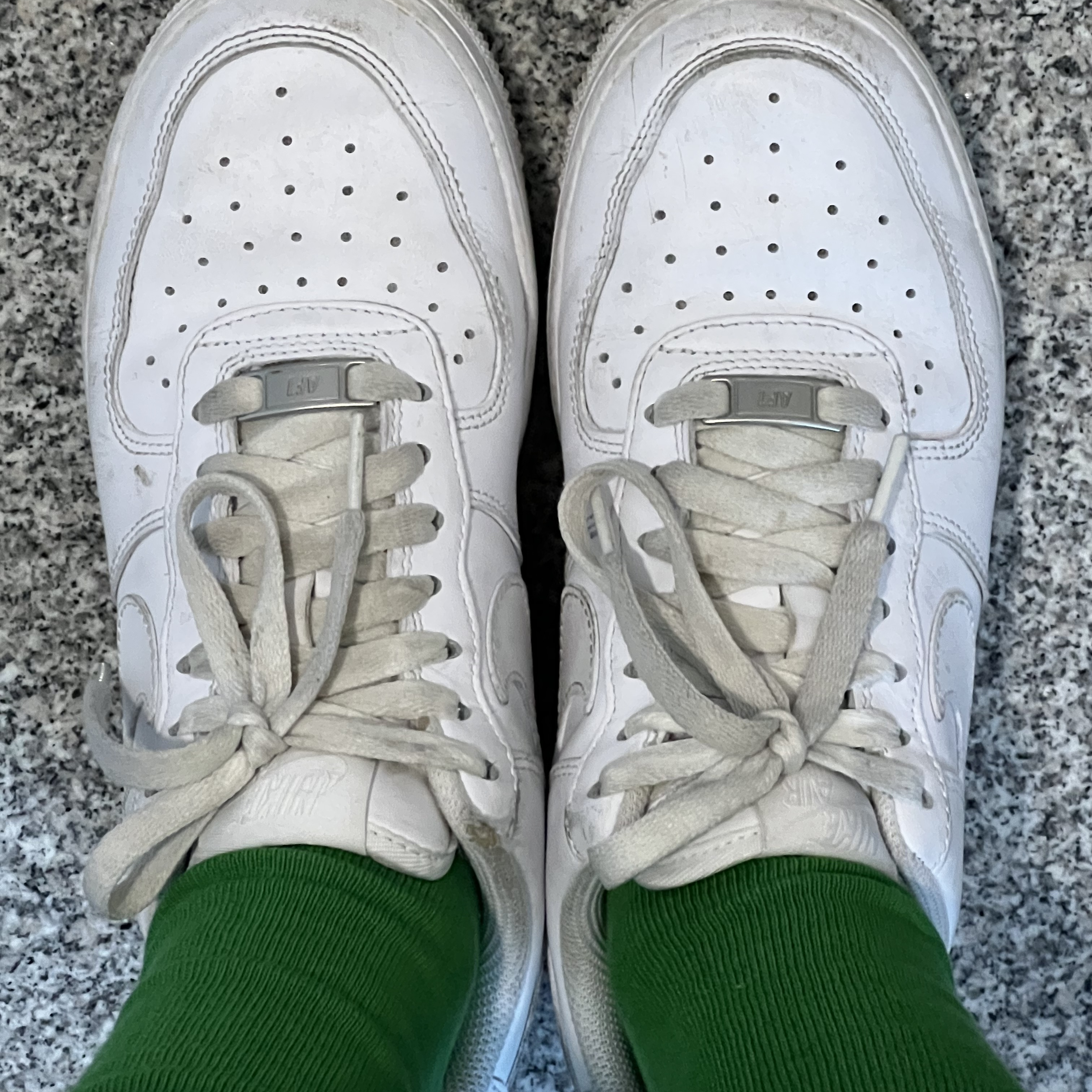 (W) Nike Air Force 1 '07 Low White 착용 스타일
