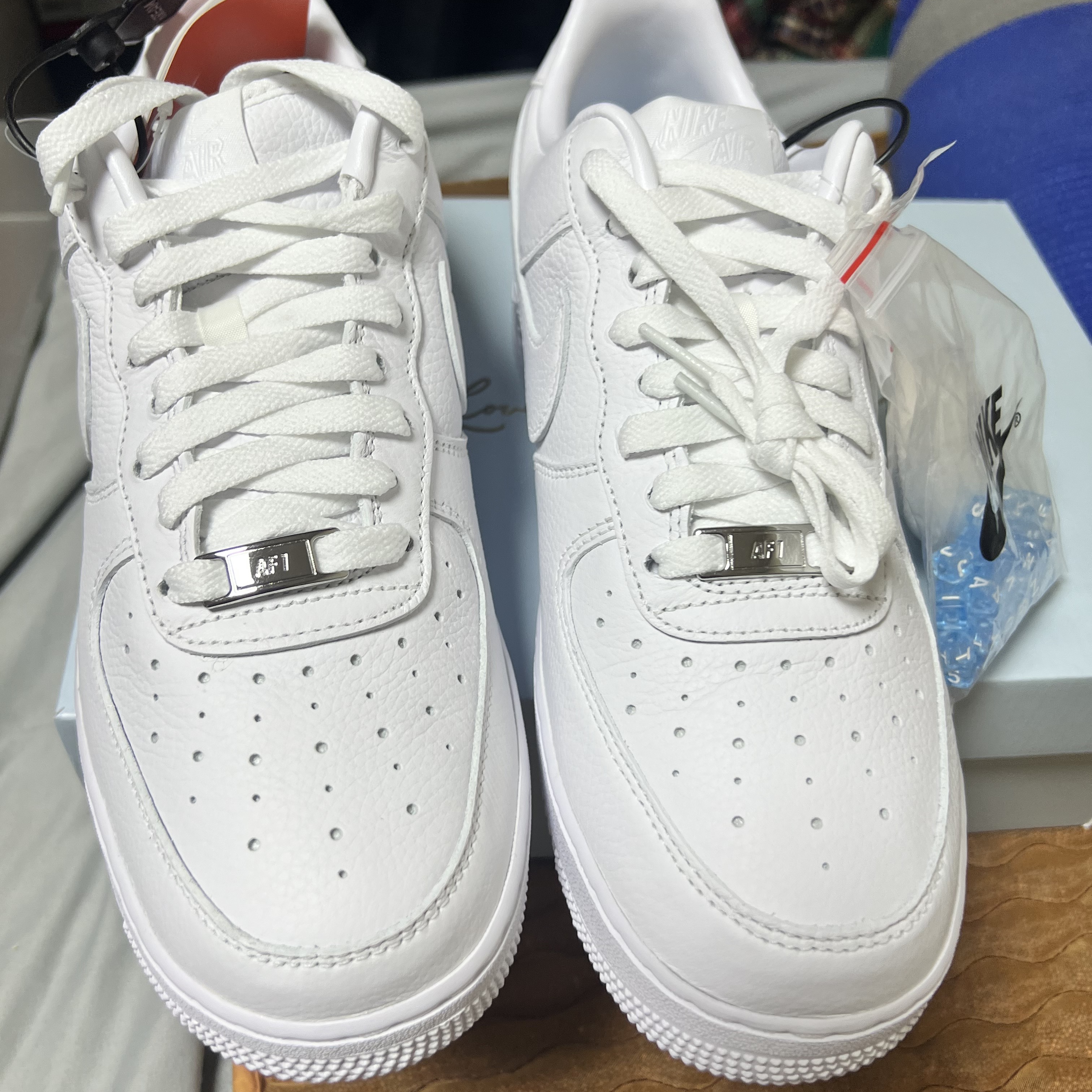 Nike x Drake Nocta Air Force 1 Low SP Certified Lover Boy White 착용 스타일 - 1