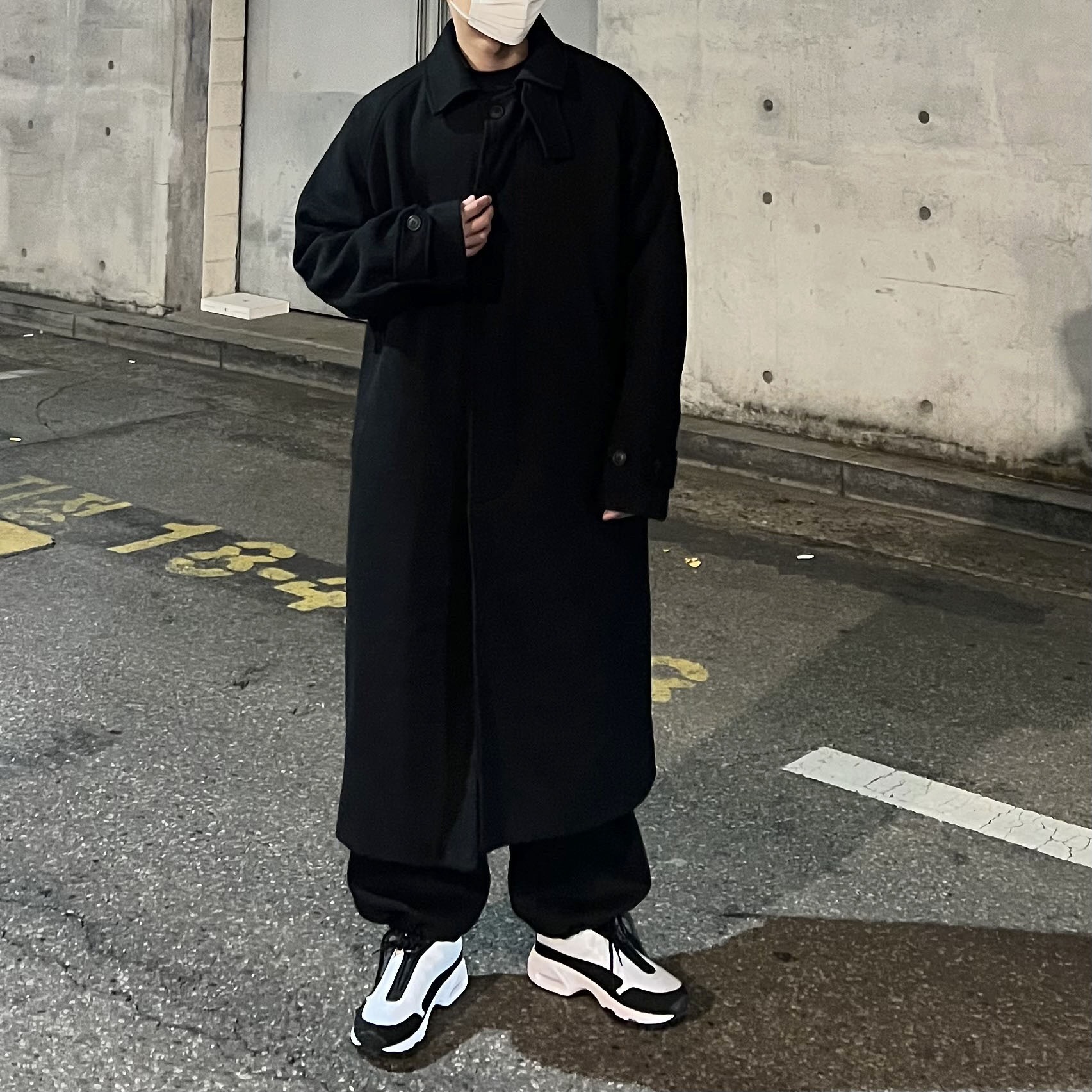 Nike x Comme des Garcons Homme Plus Air Max Sunder SP White Black 착용 스타일 - 2