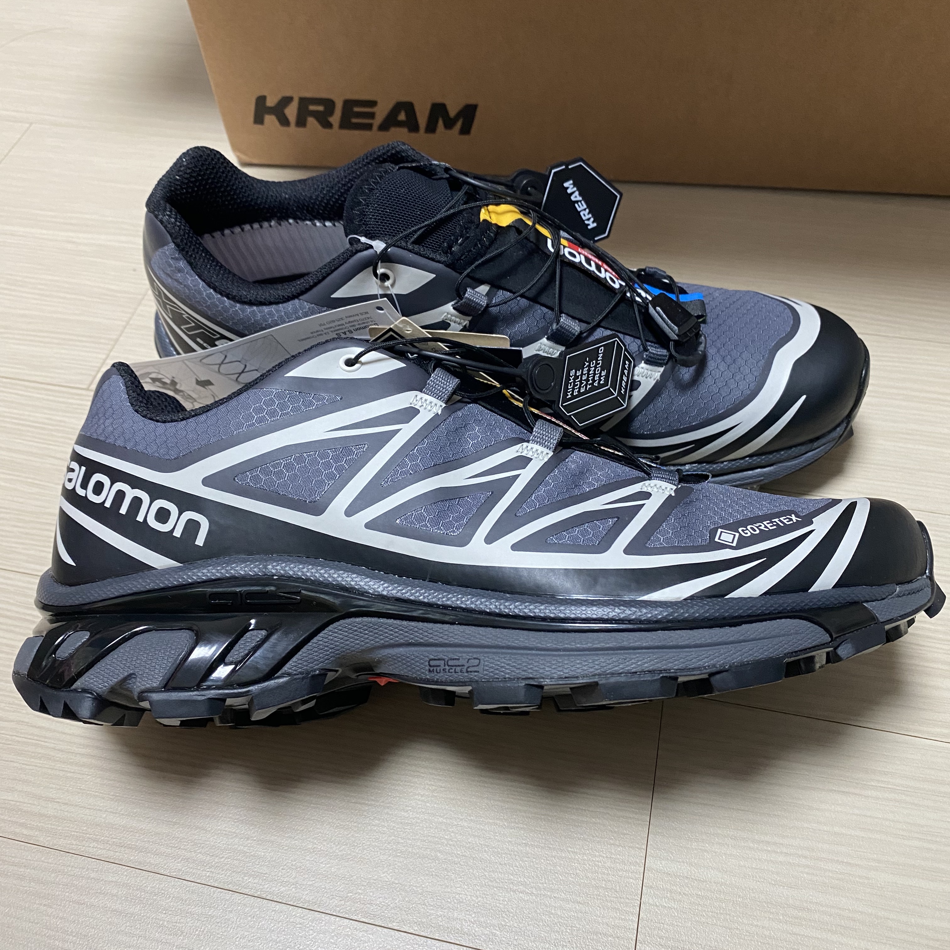 Salomon XT-6 Gore-Tex Black Ebony 착용 스타일