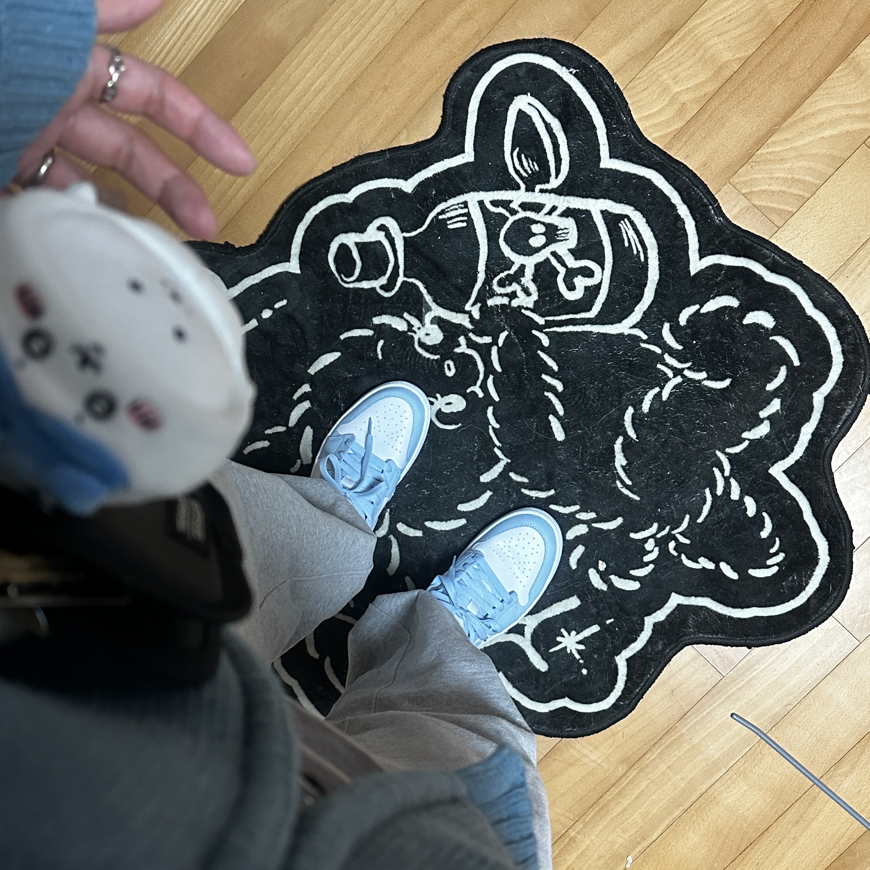 (W) Jordan 1 Low White Ice Blue 착용 스타일