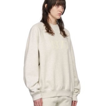 Essentials 1977 Long Sleeve T-Shirt Light Oatmeal - 22SS 착용 스타일 - 1