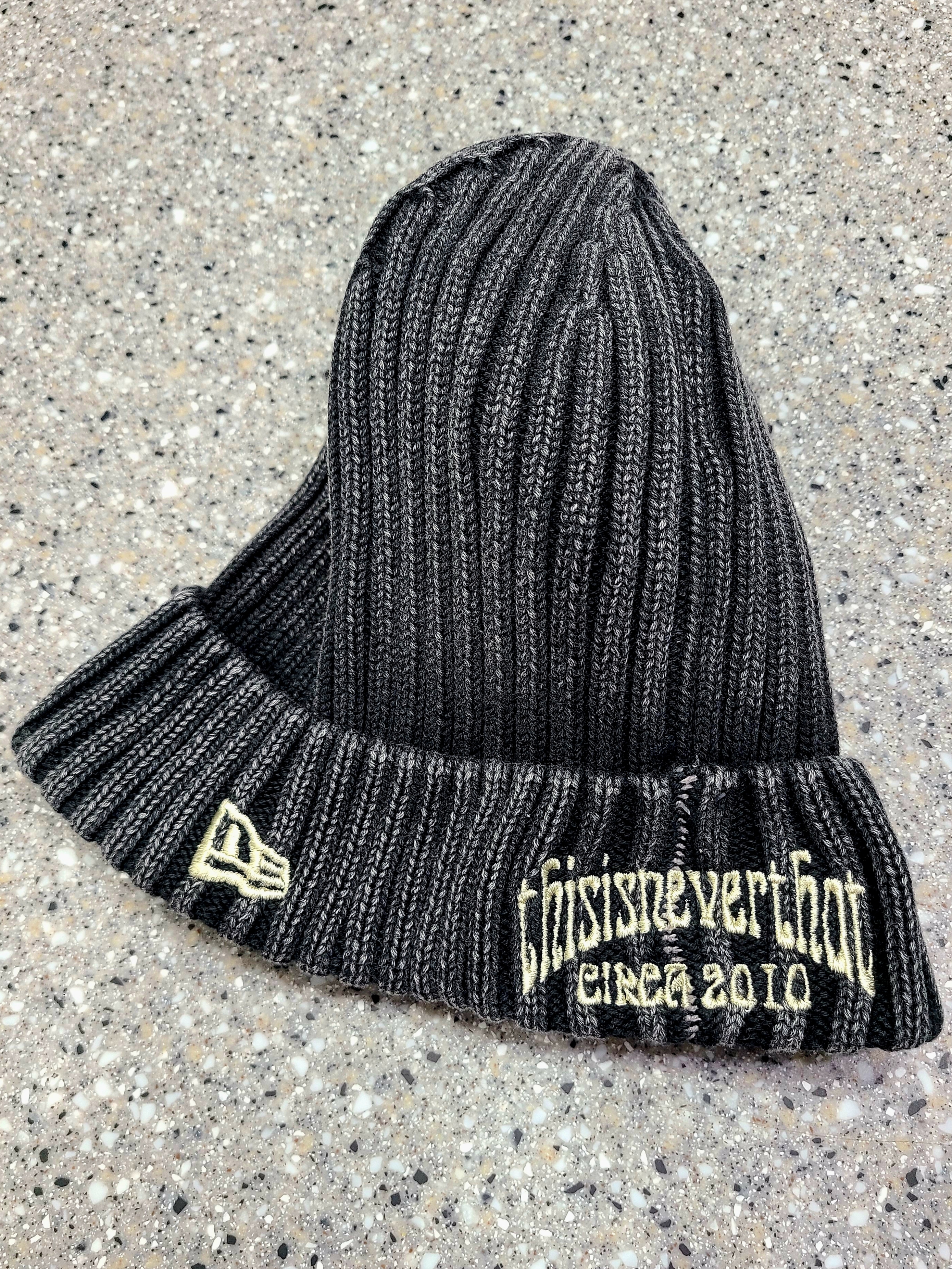 Thisisneverthat x New Era x MLB New York Yankees Ribbed Cuff Beanie Black 착용 스타일