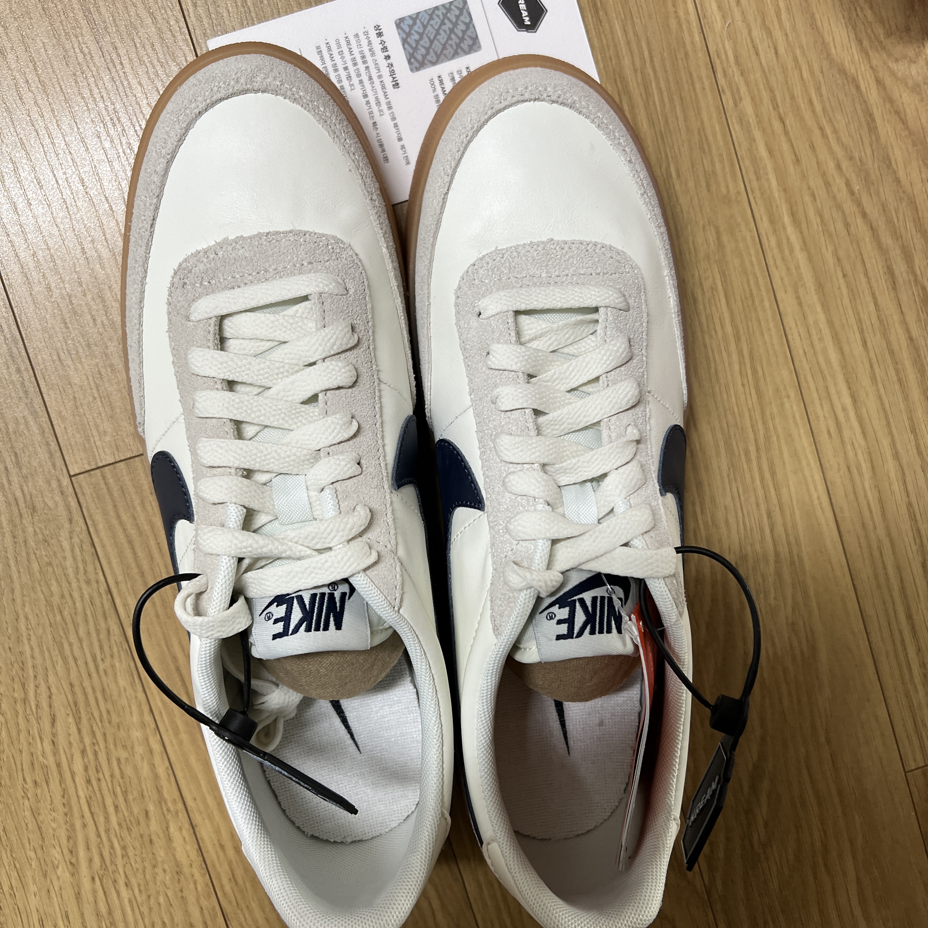 Nike x J.Crew Killshot 2 Sail Midnight Navy 착용 스타일 - 1